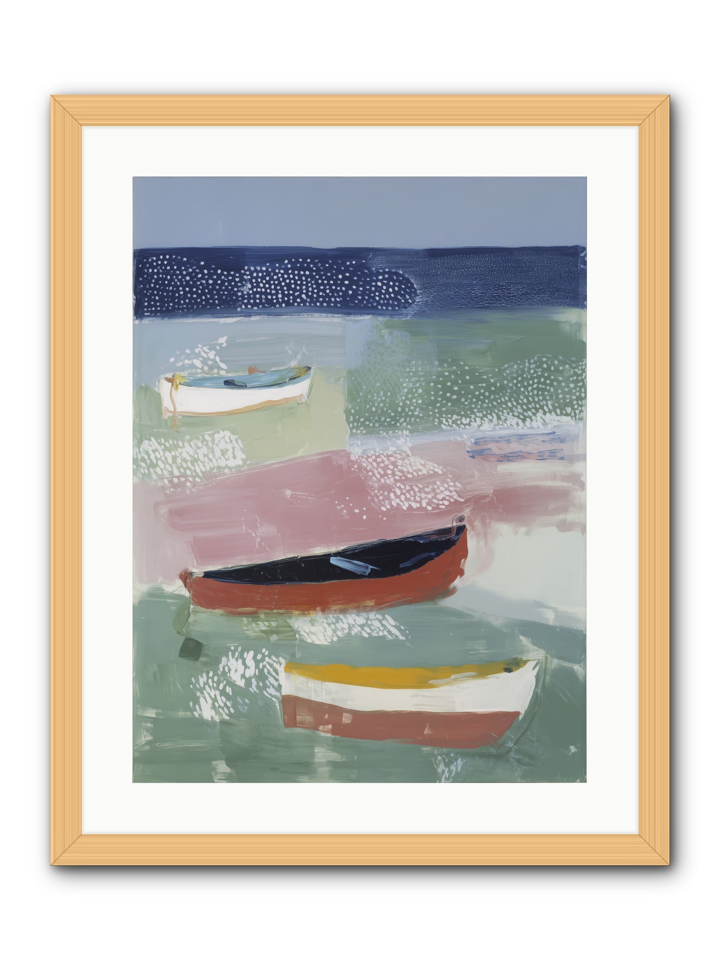 Morning Light -- Framed Print - Natural 18x24