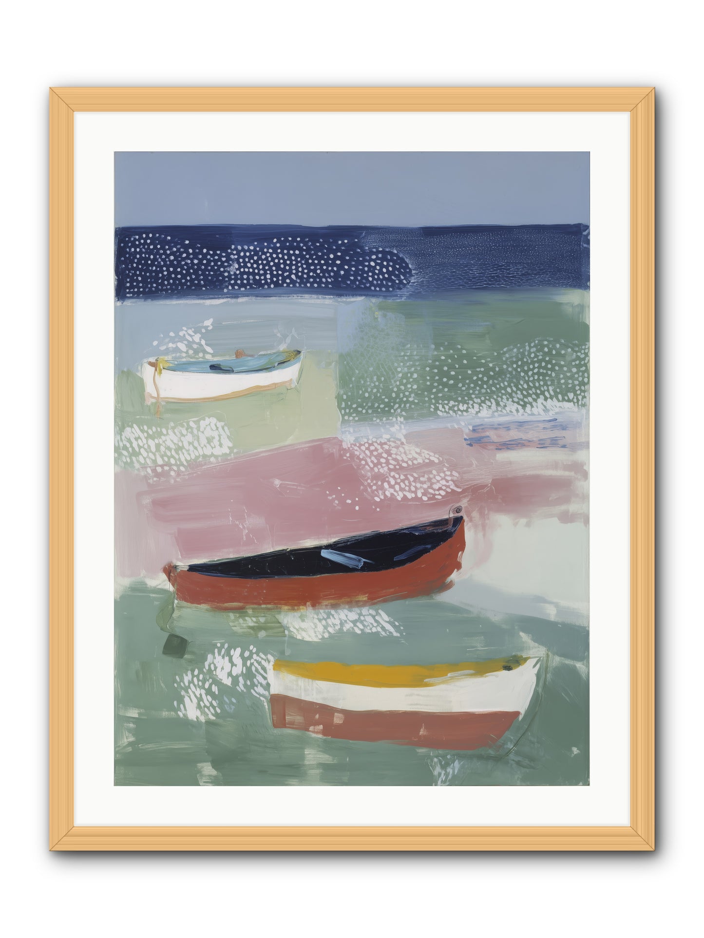 Morning Light -- Framed Print - Natural 24x32
