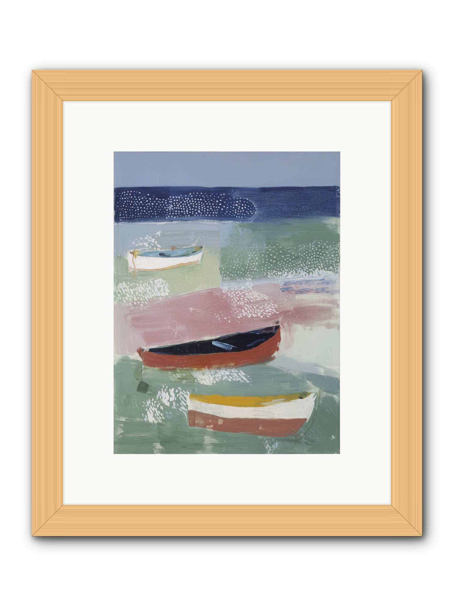 Morning Light -- Framed Print - Natural 9x12