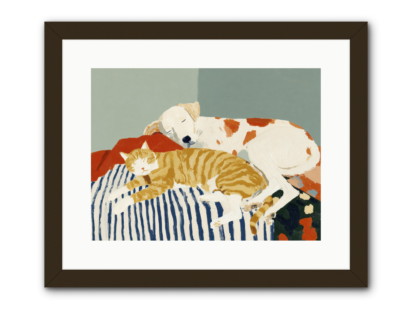 Morning Rituals -- Framed Print - Black 16x12