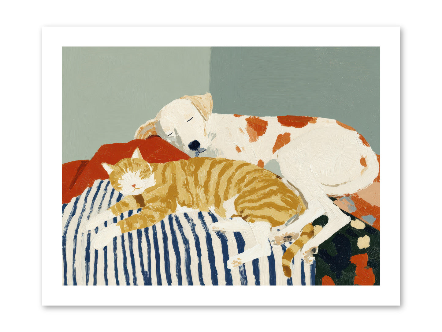 Morning Rituals -- Loose Canvas Print 16x12