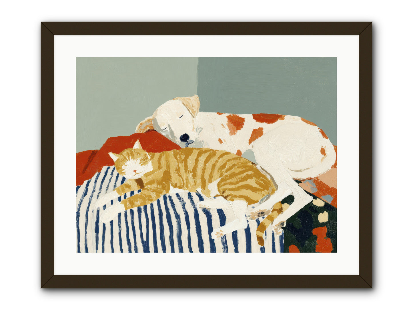 Morning Rituals -- Framed Print - Black 24x18