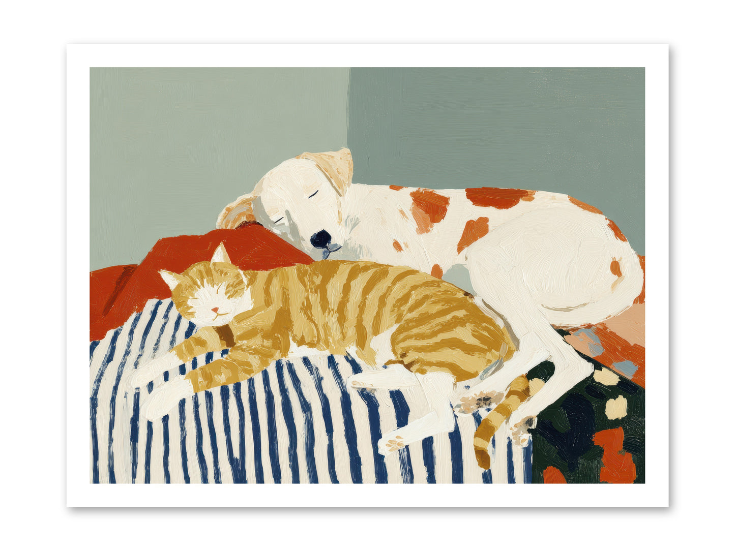 Morning Rituals -- Loose Canvas Print 24x18