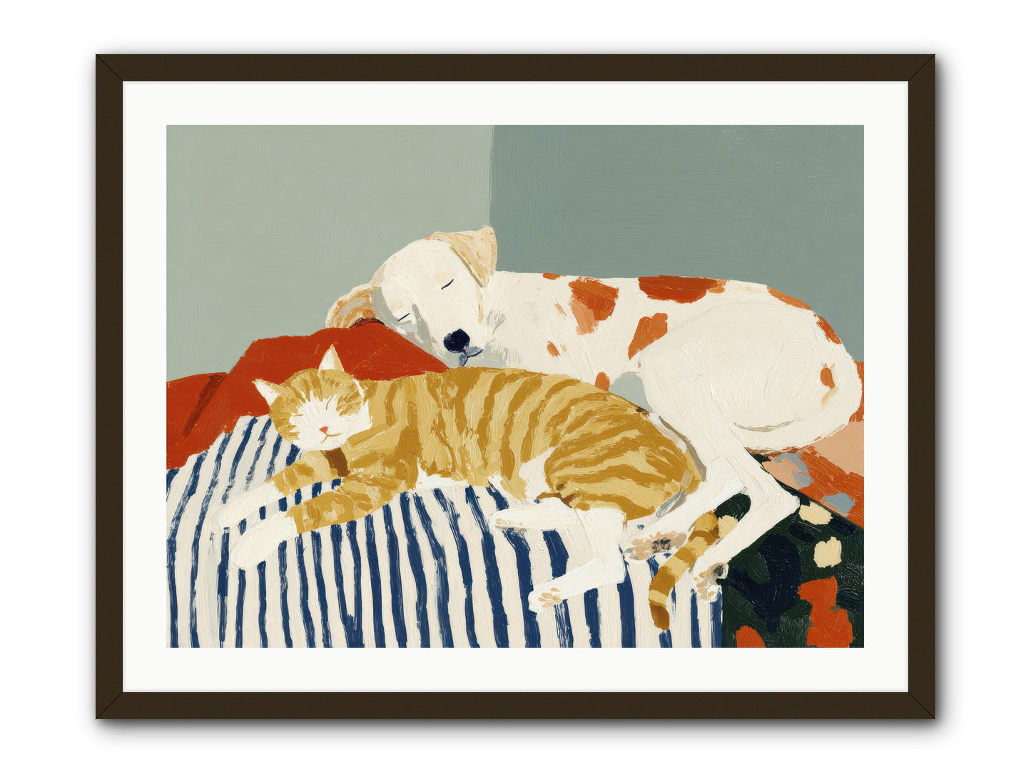 Morning Rituals -- Framed Print - Black 32x24