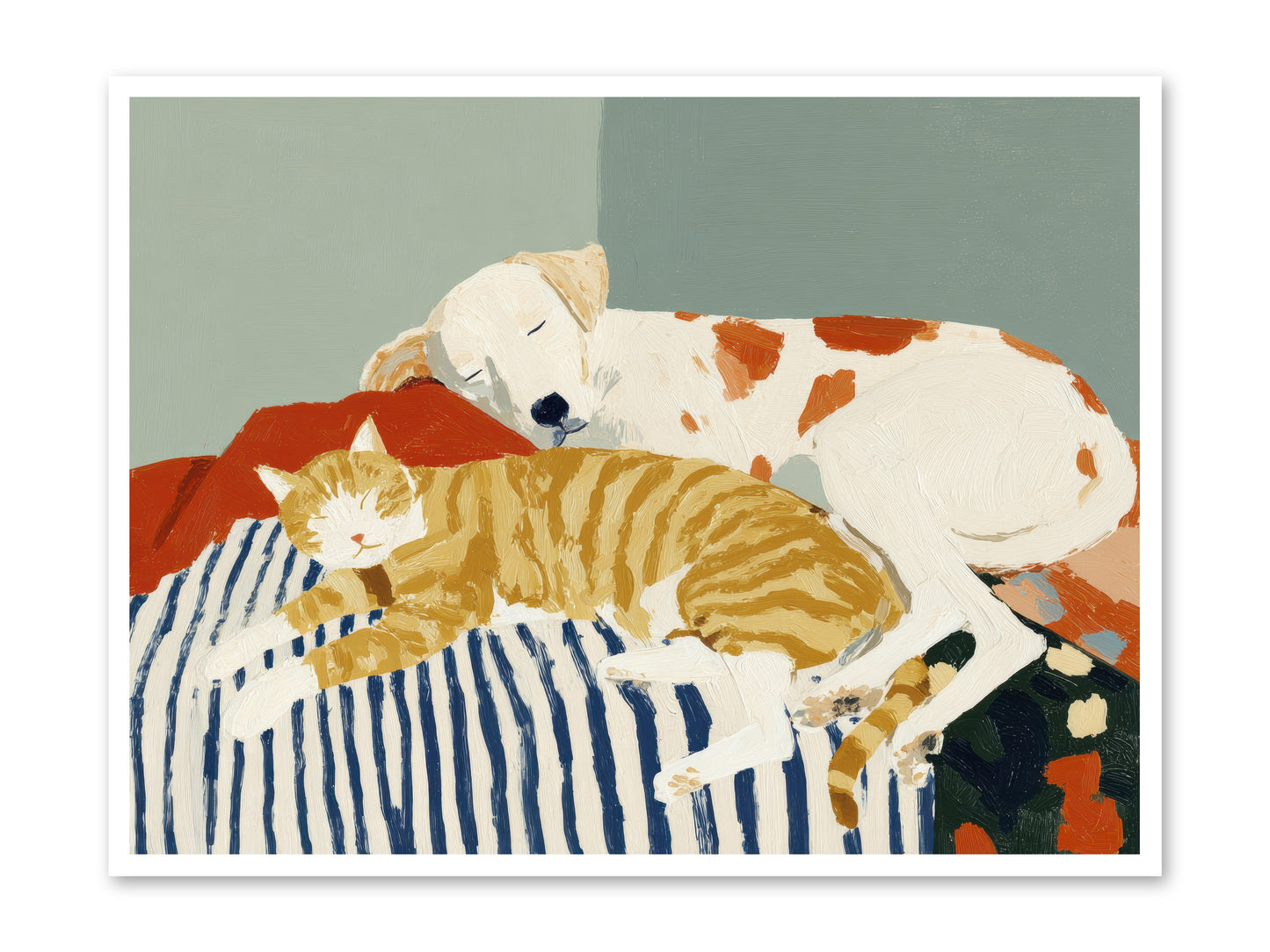Morning Rituals -- Loose Canvas Print 48x36