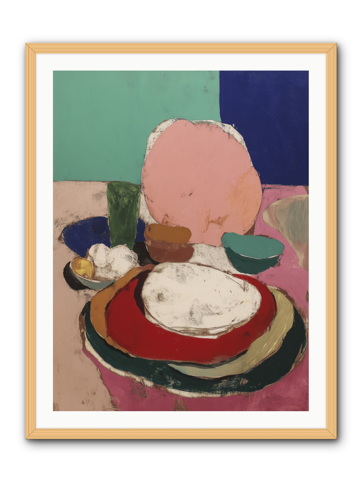 Morning in Montmartre -- Framed Print - Natural 30x40