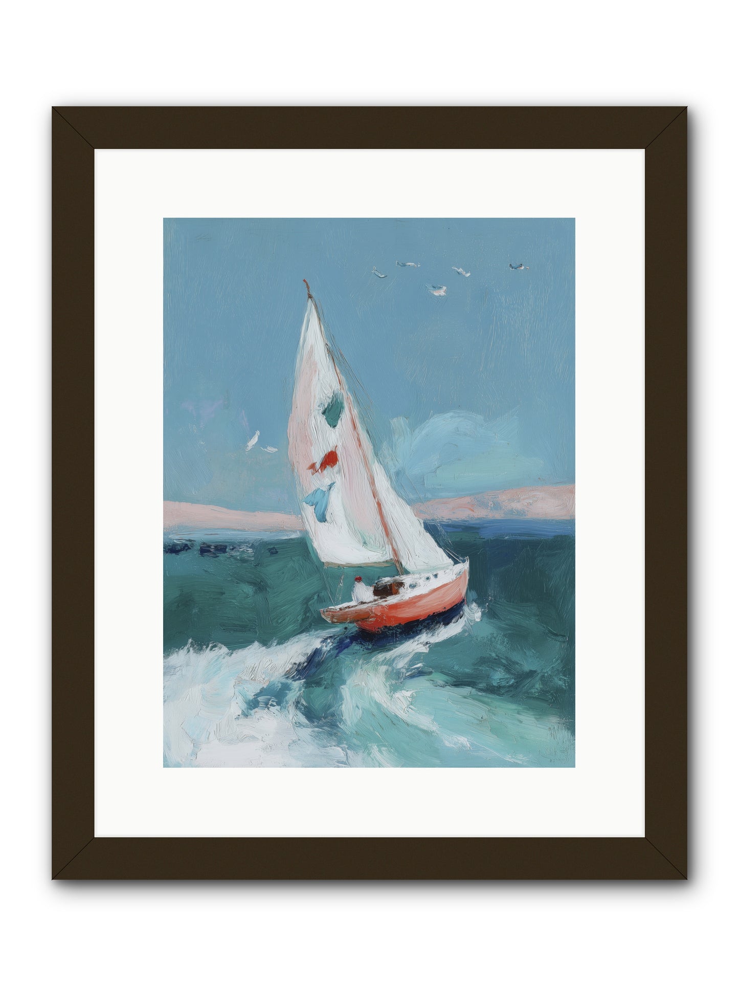 Morning's First Breath  -- Framed Print - Black 12x16