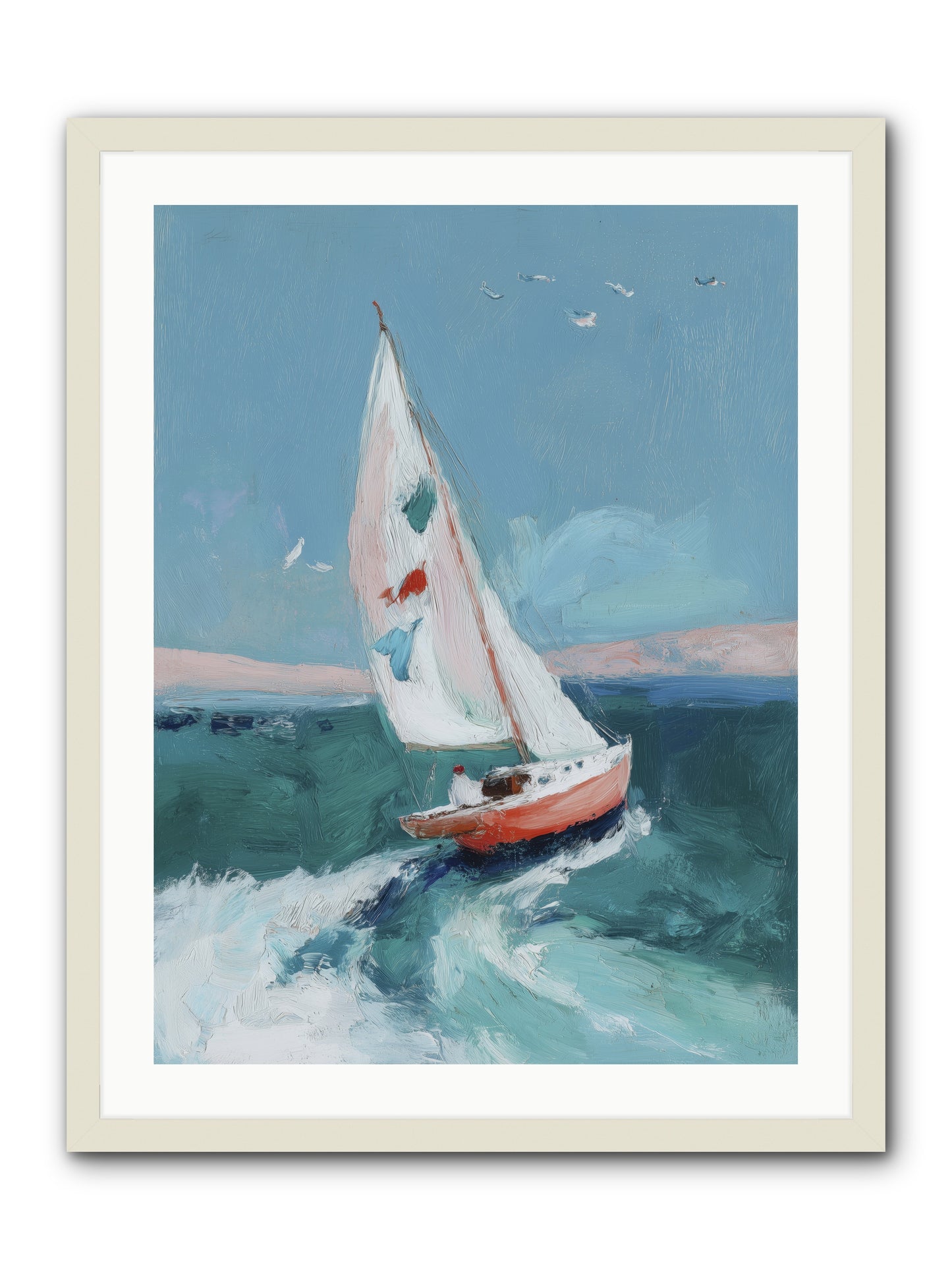 Morning's First Breath  -- Framed Print - White 24x32