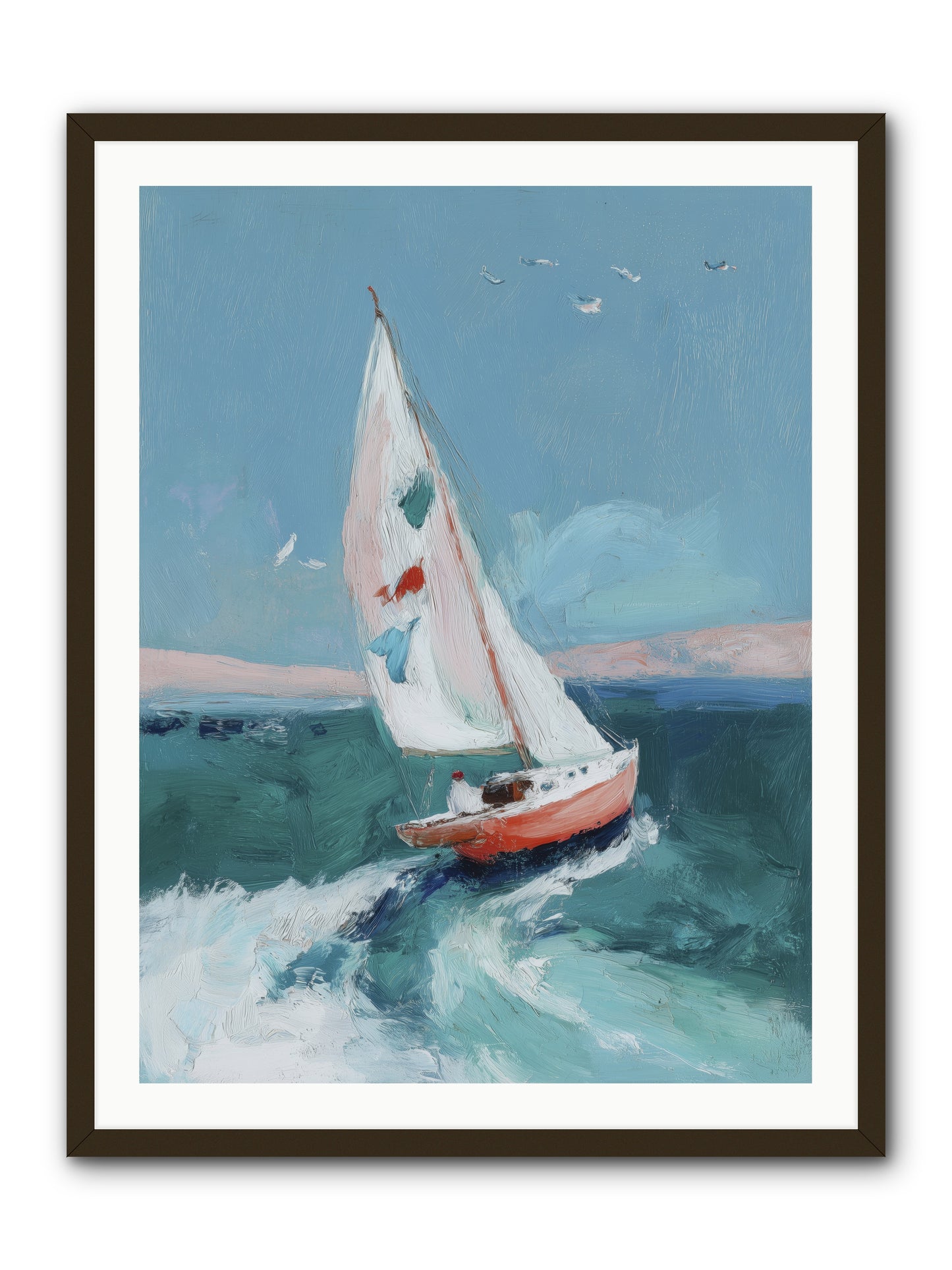 Morning's First Breath  -- Framed Print - Black 30x40
