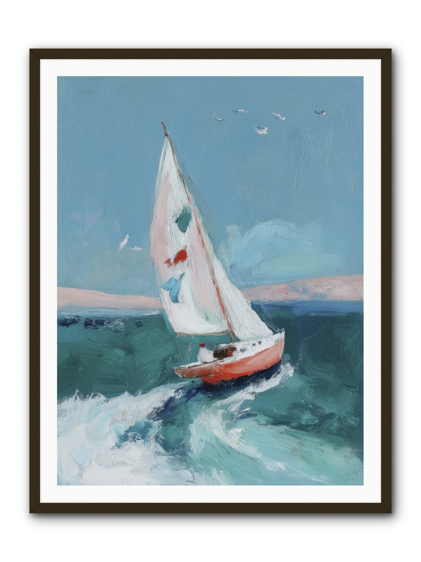 Morning's First Breath  -- Framed Print - Black 36x48