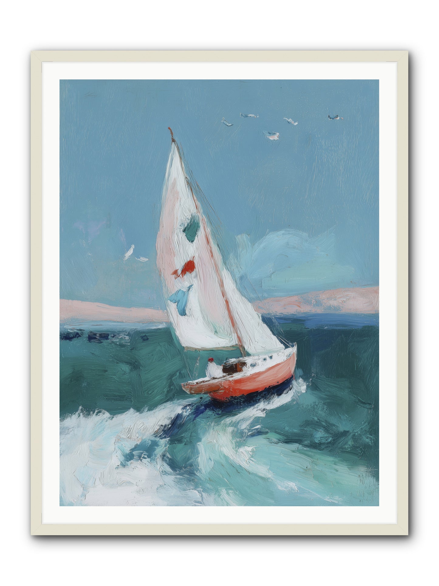 Morning's First Breath  -- Framed Print - White 36x48