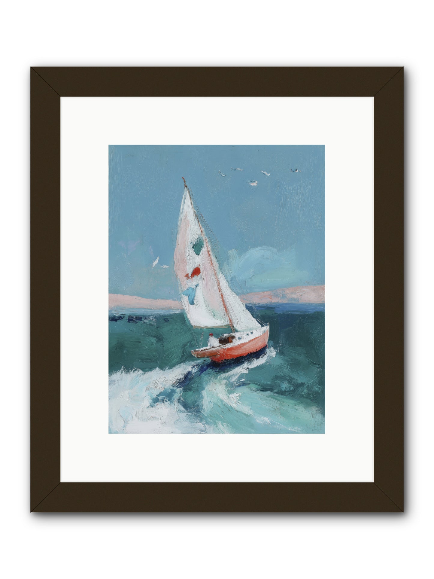 Morning's First Breath  -- Framed Print - Black 9x12
