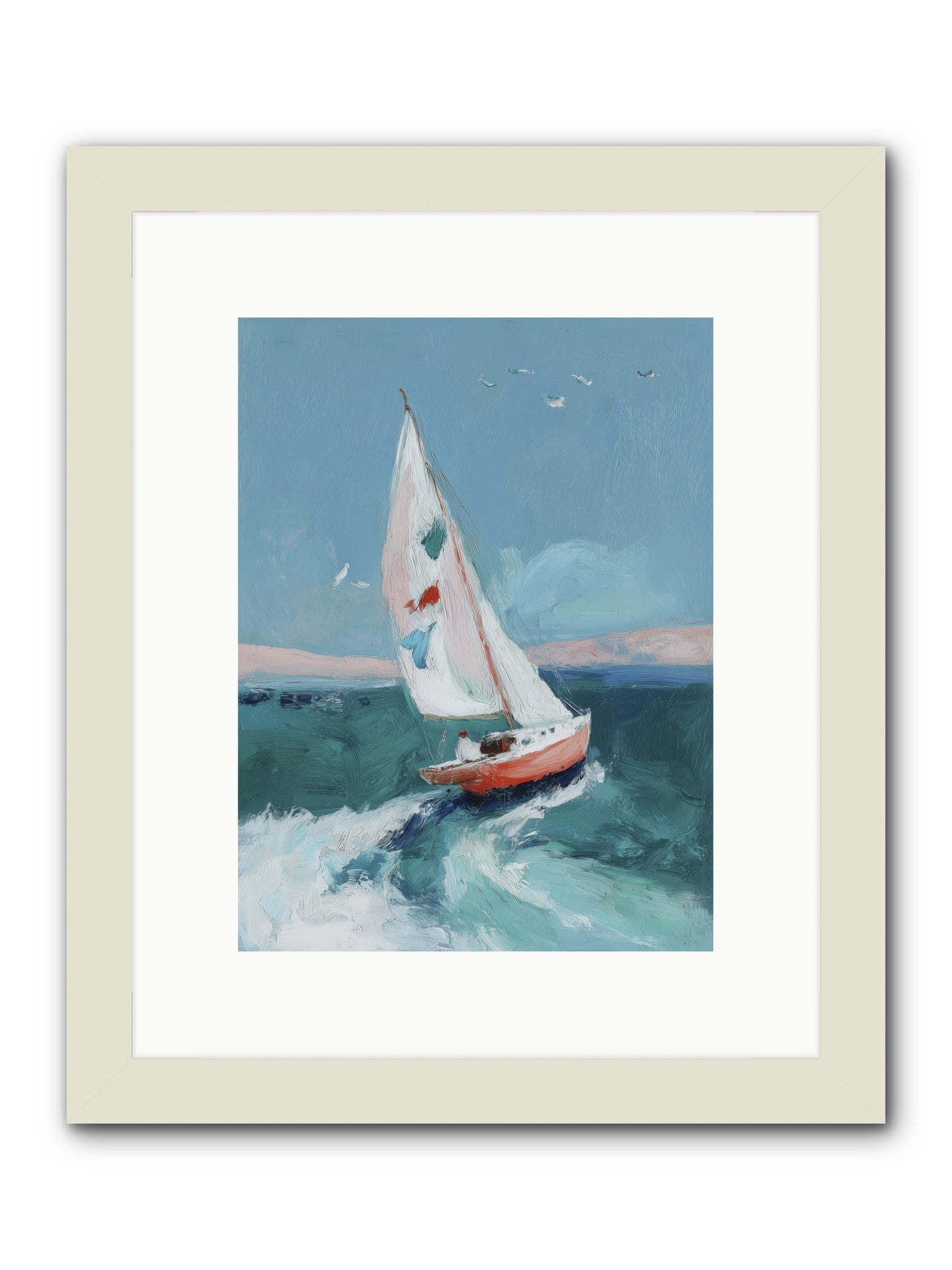 Morning's First Breath  -- Framed Print - White 9x12