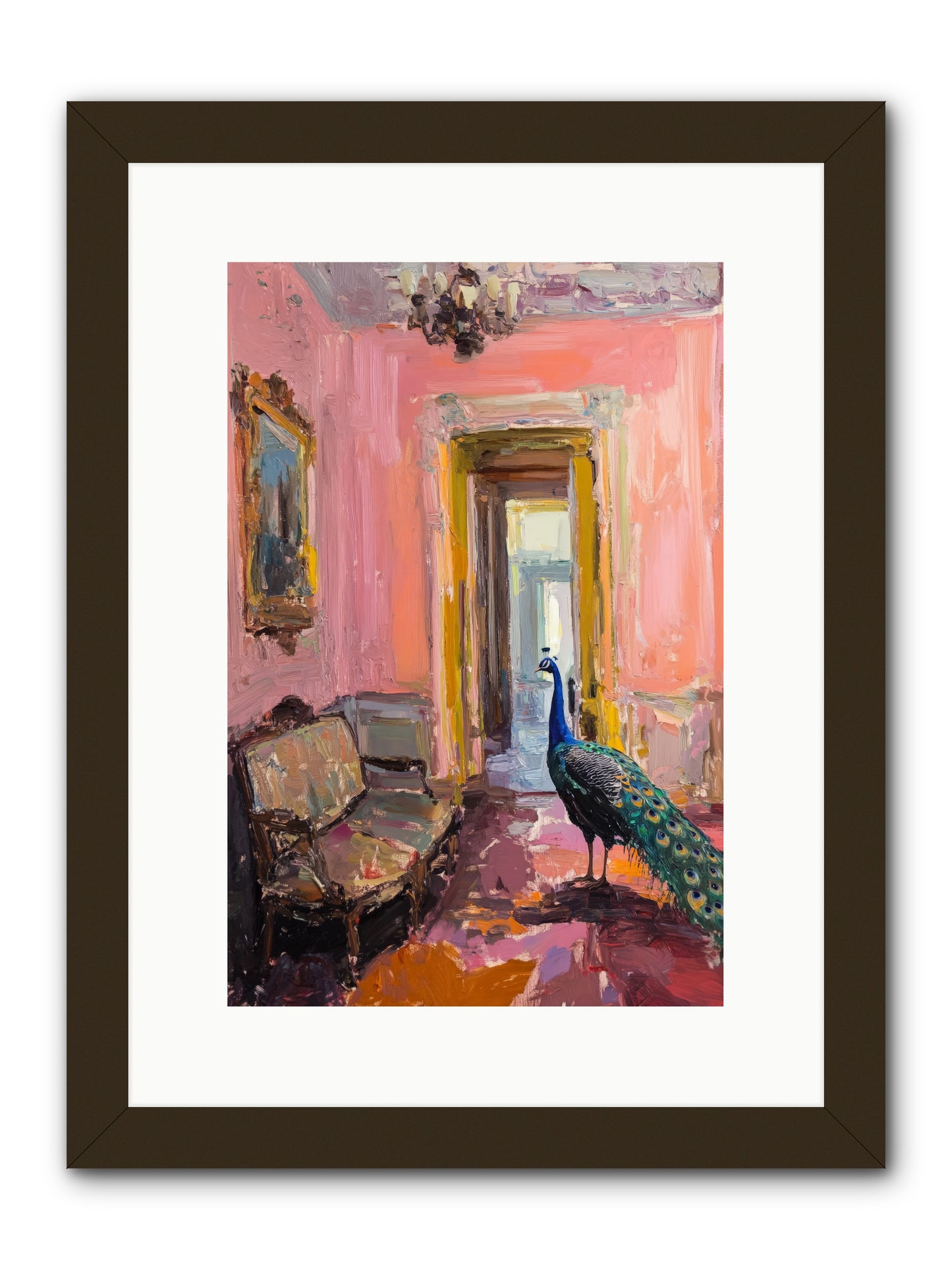 Mornings In Venice -- Framed Print - Black 10x15