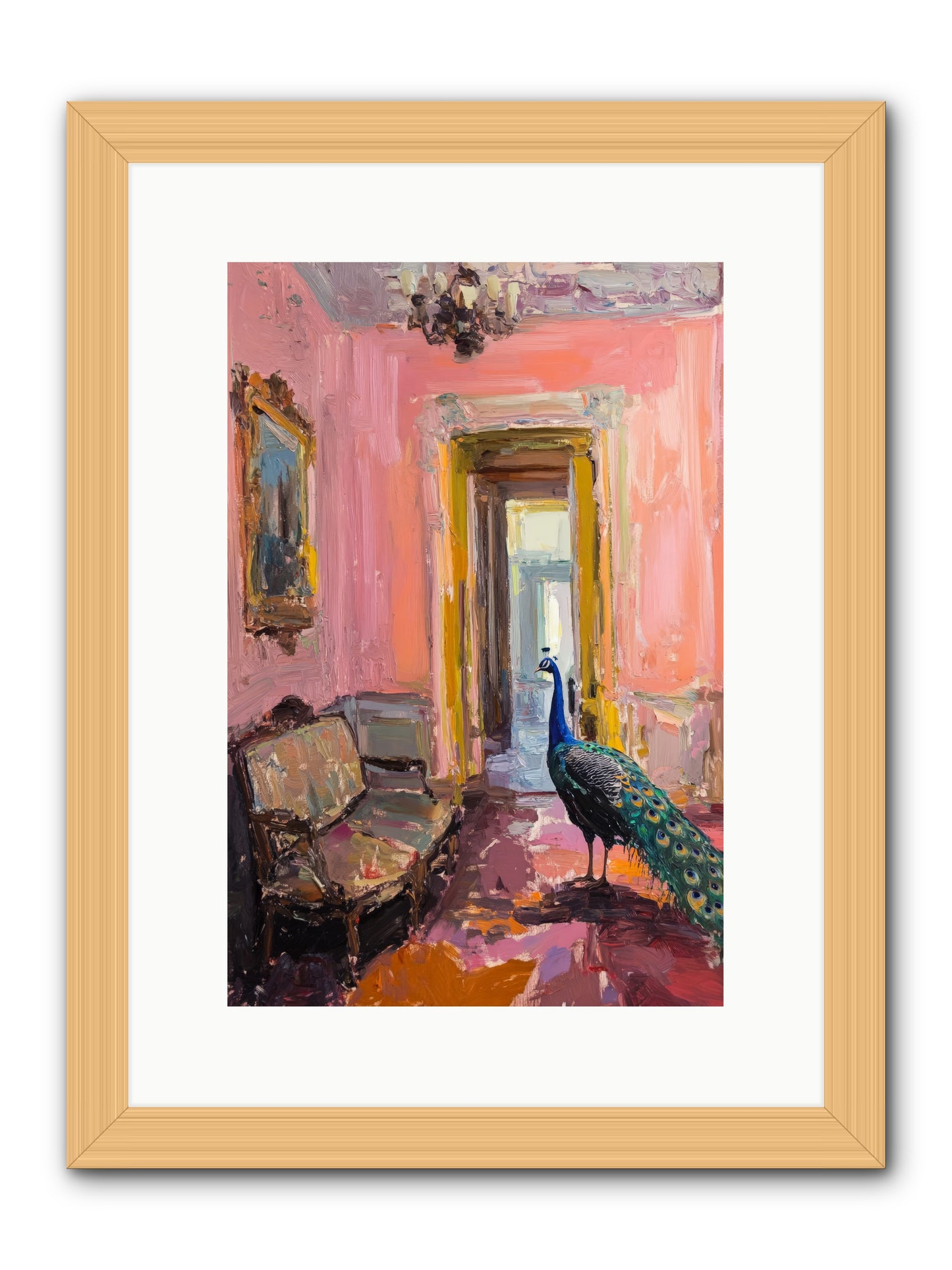 Mornings In Venice -- Framed Print - Natural 10x15