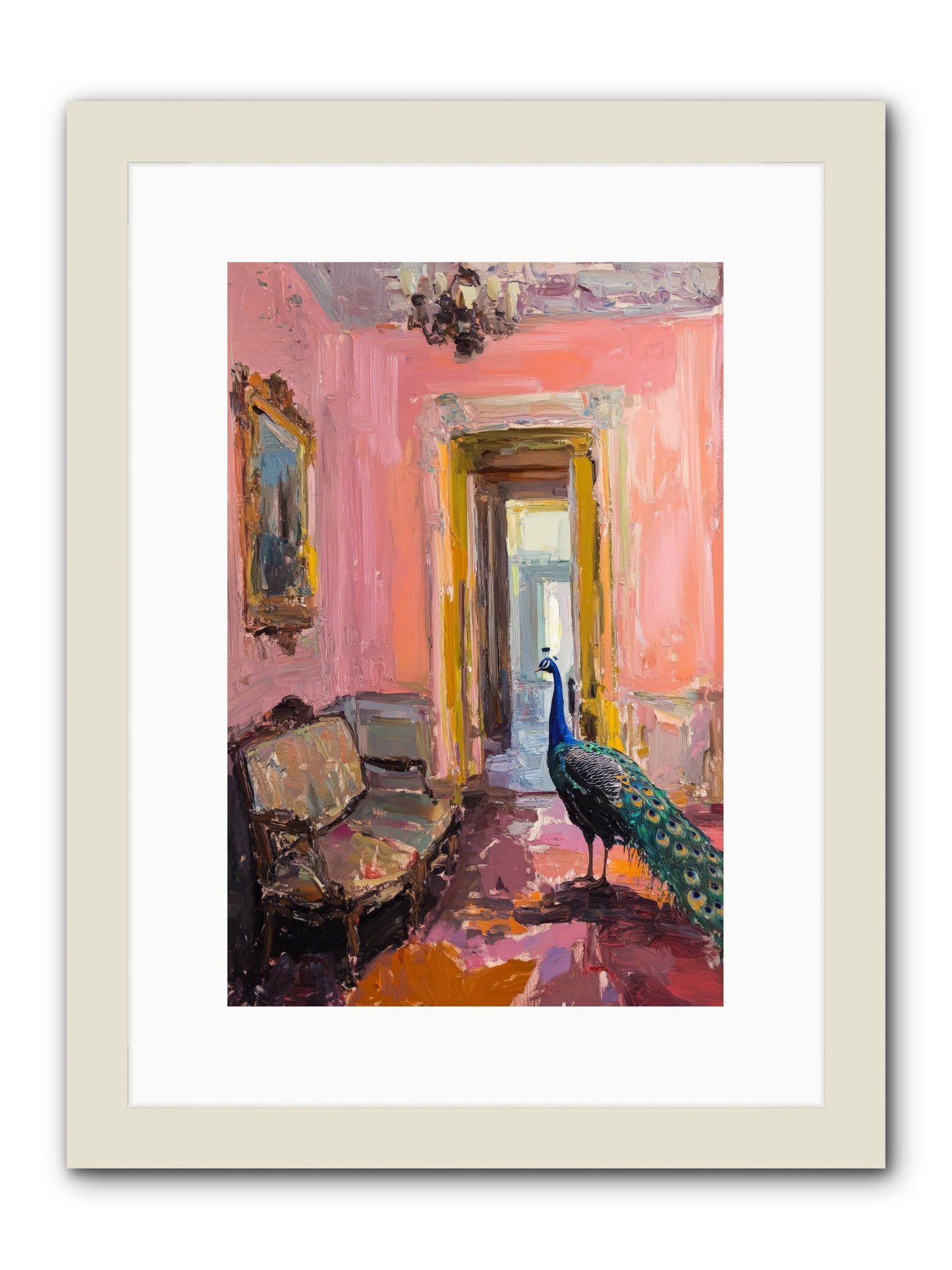 Mornings In Venice -- Framed Print - White 10x15