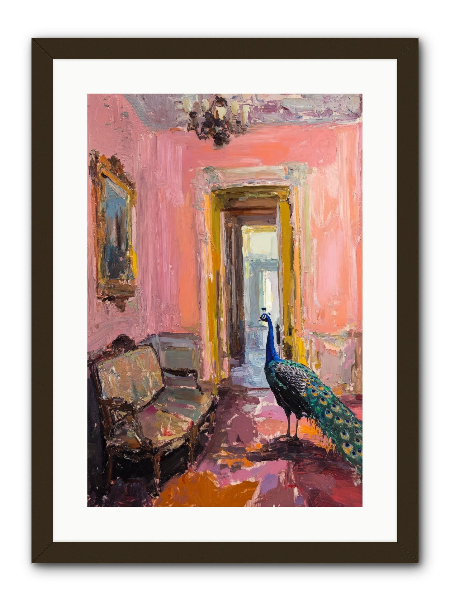 Mornings In Venice -- Framed Print - Black 16x24