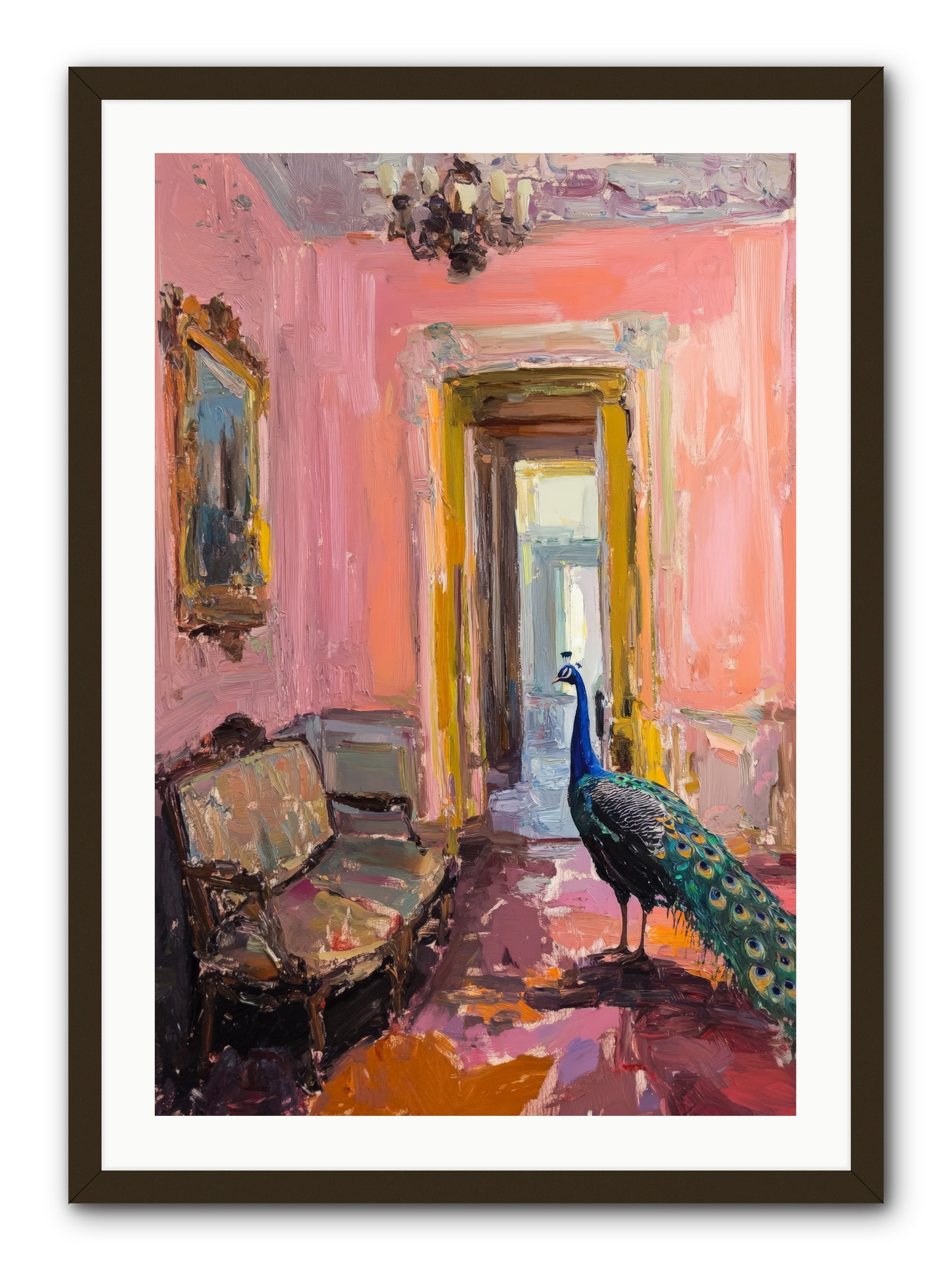 Mornings In Venice -- Framed Print - Black 24x36