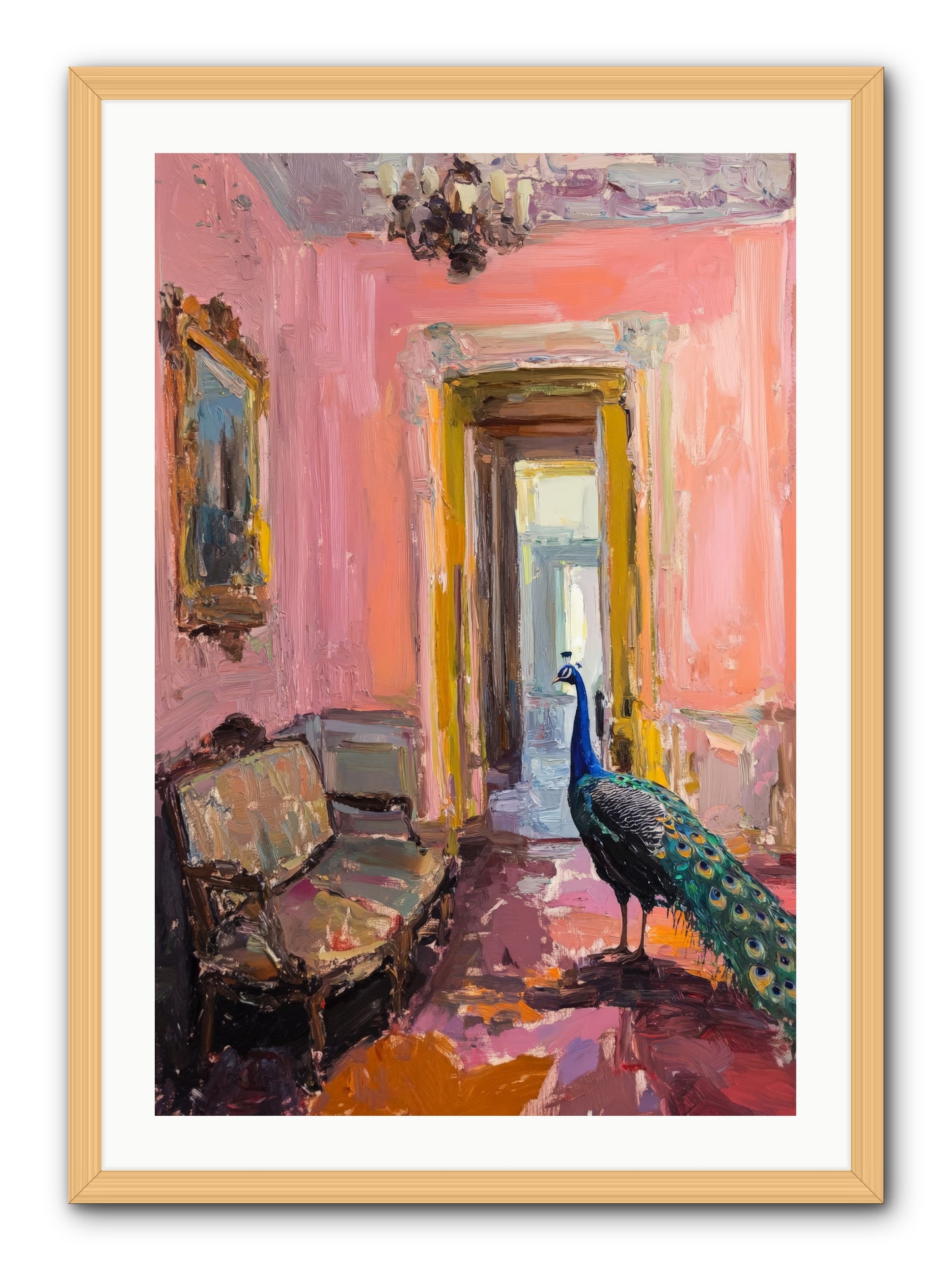 Mornings In Venice -- Framed Print - Natural 24x36