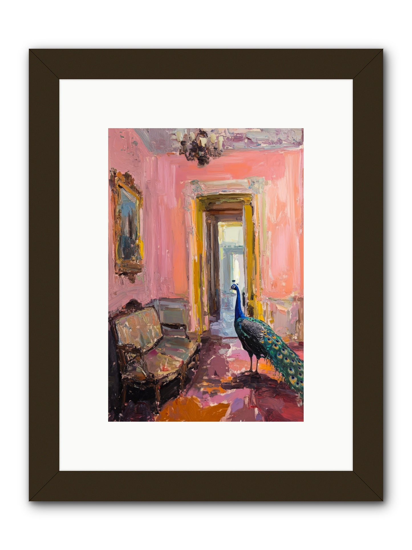 Mornings In Venice -- Framed Print - Black 8x12