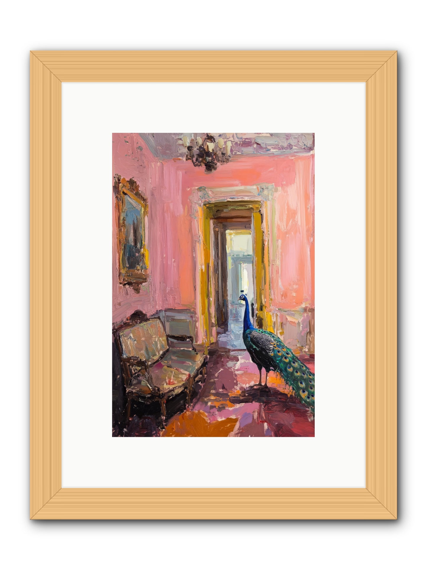 Mornings In Venice -- Framed Print - Natural 8x12