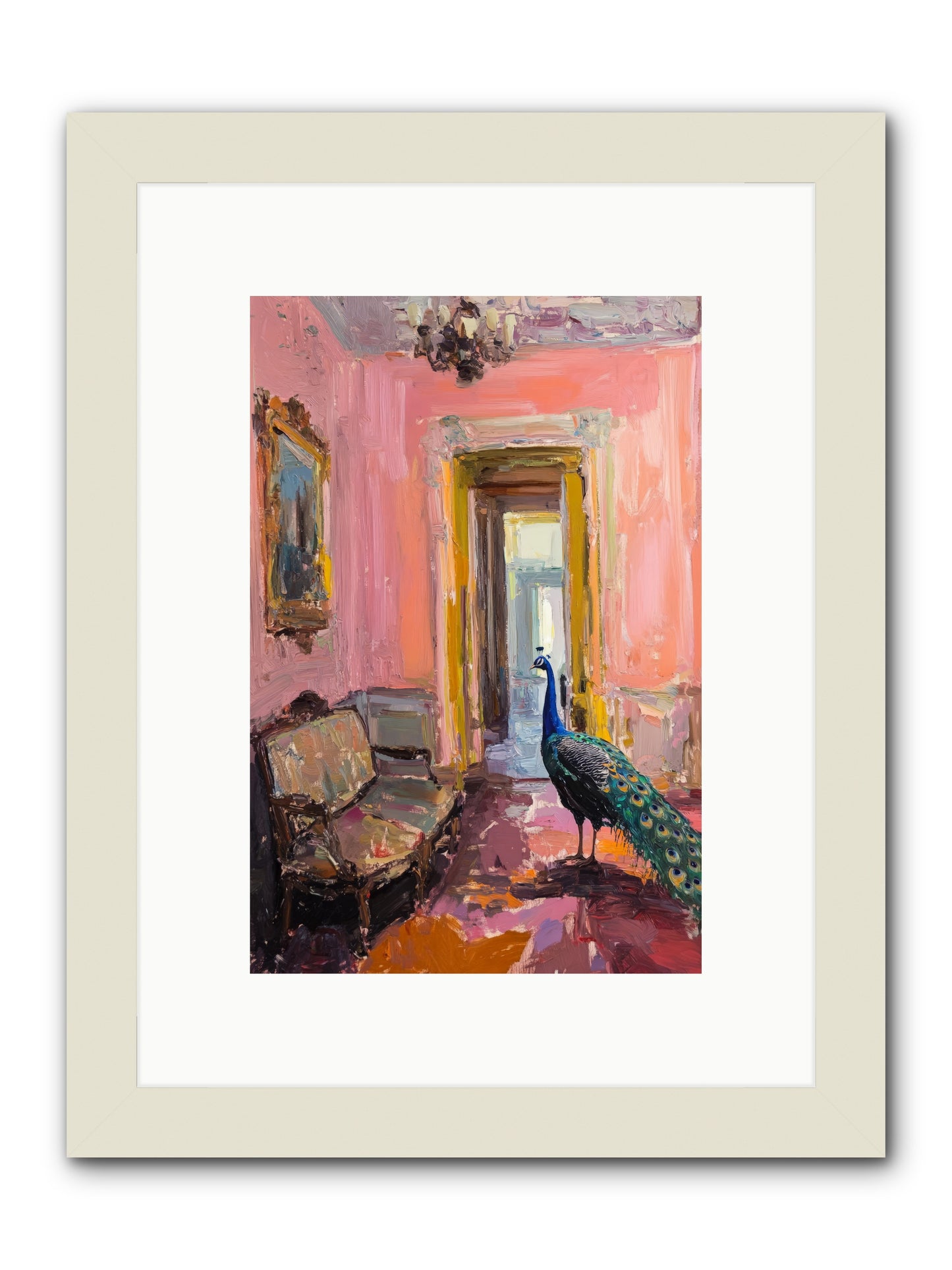 Mornings In Venice -- Framed Print - White 8x12