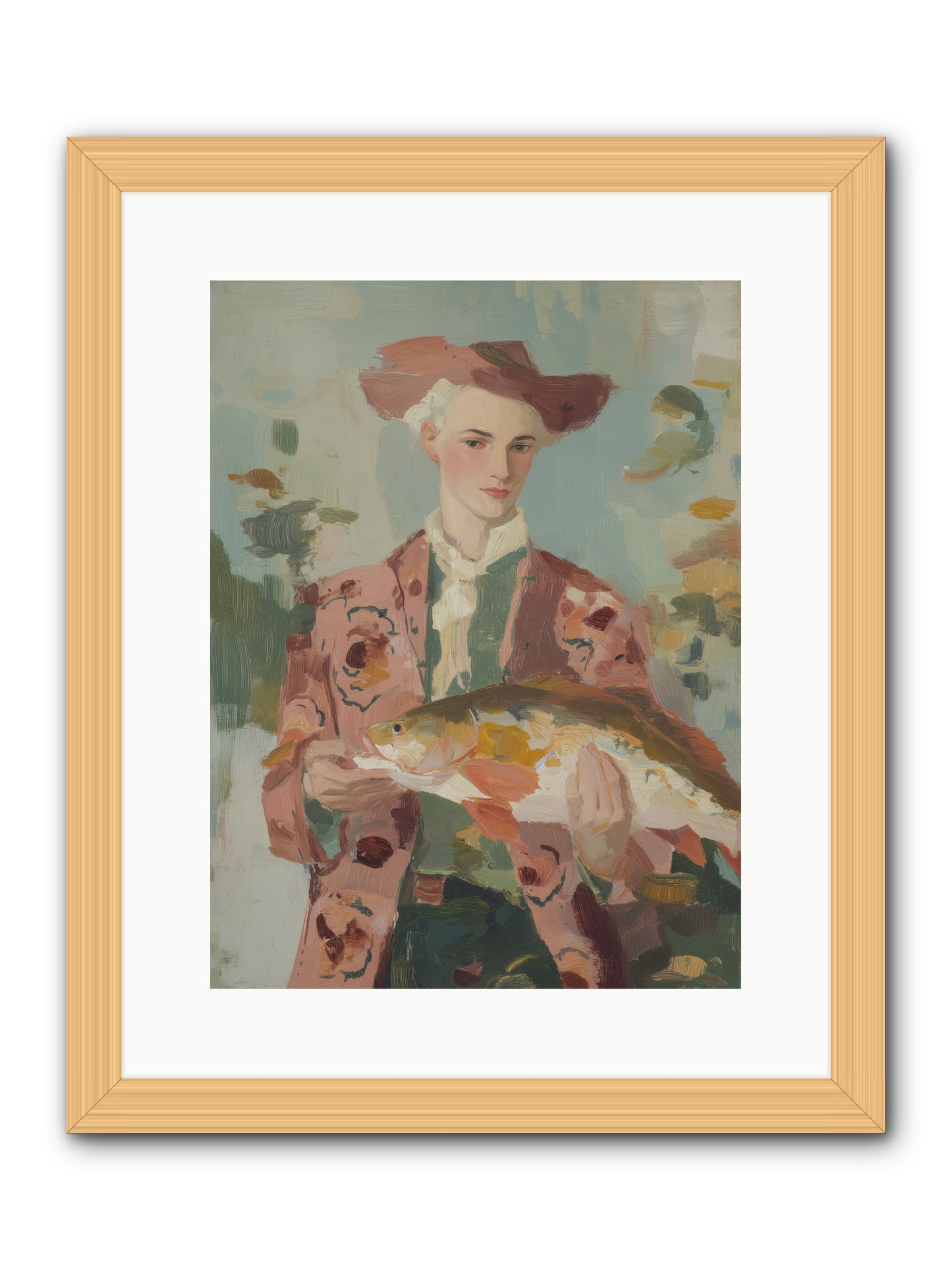 Morning's  Promise -- Framed Print - Natural 12x16