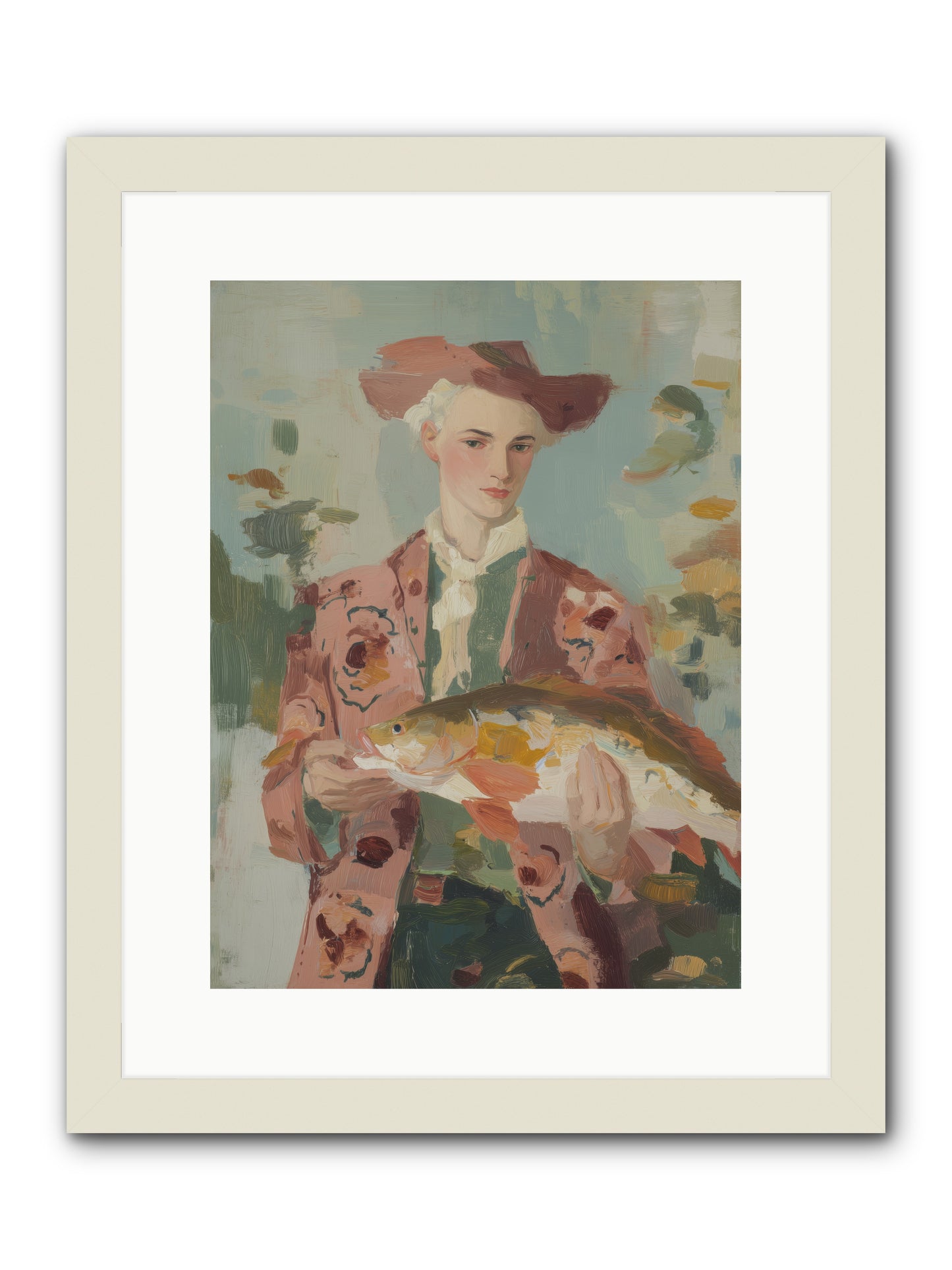 Morning's  Promise -- Framed Print - White 12x16