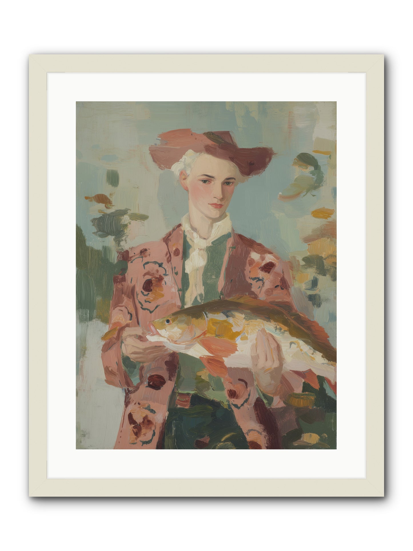 Morning's  Promise -- Framed Print - White 18x24