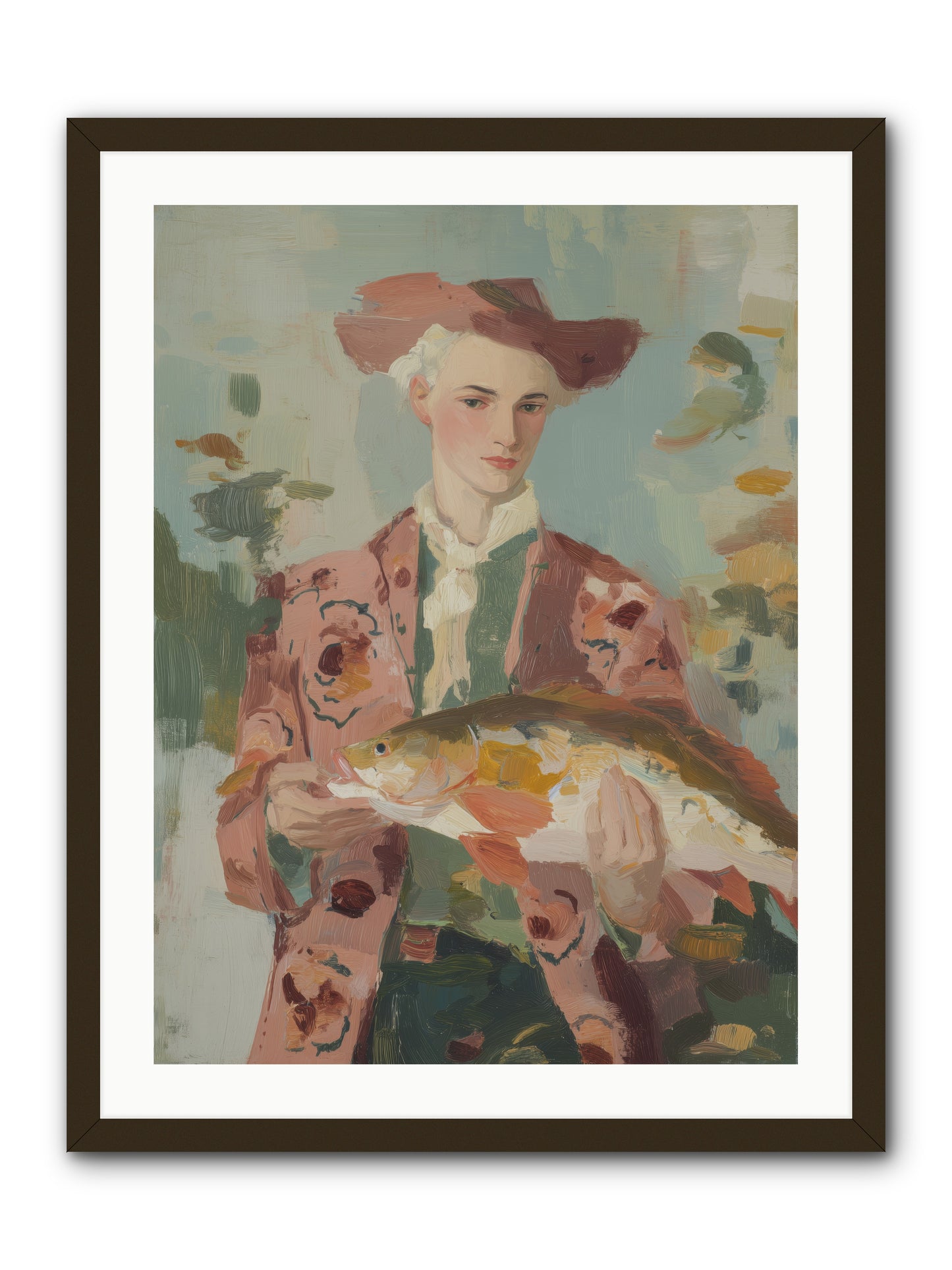 Morning's  Promise -- Framed Print - Black 24x32