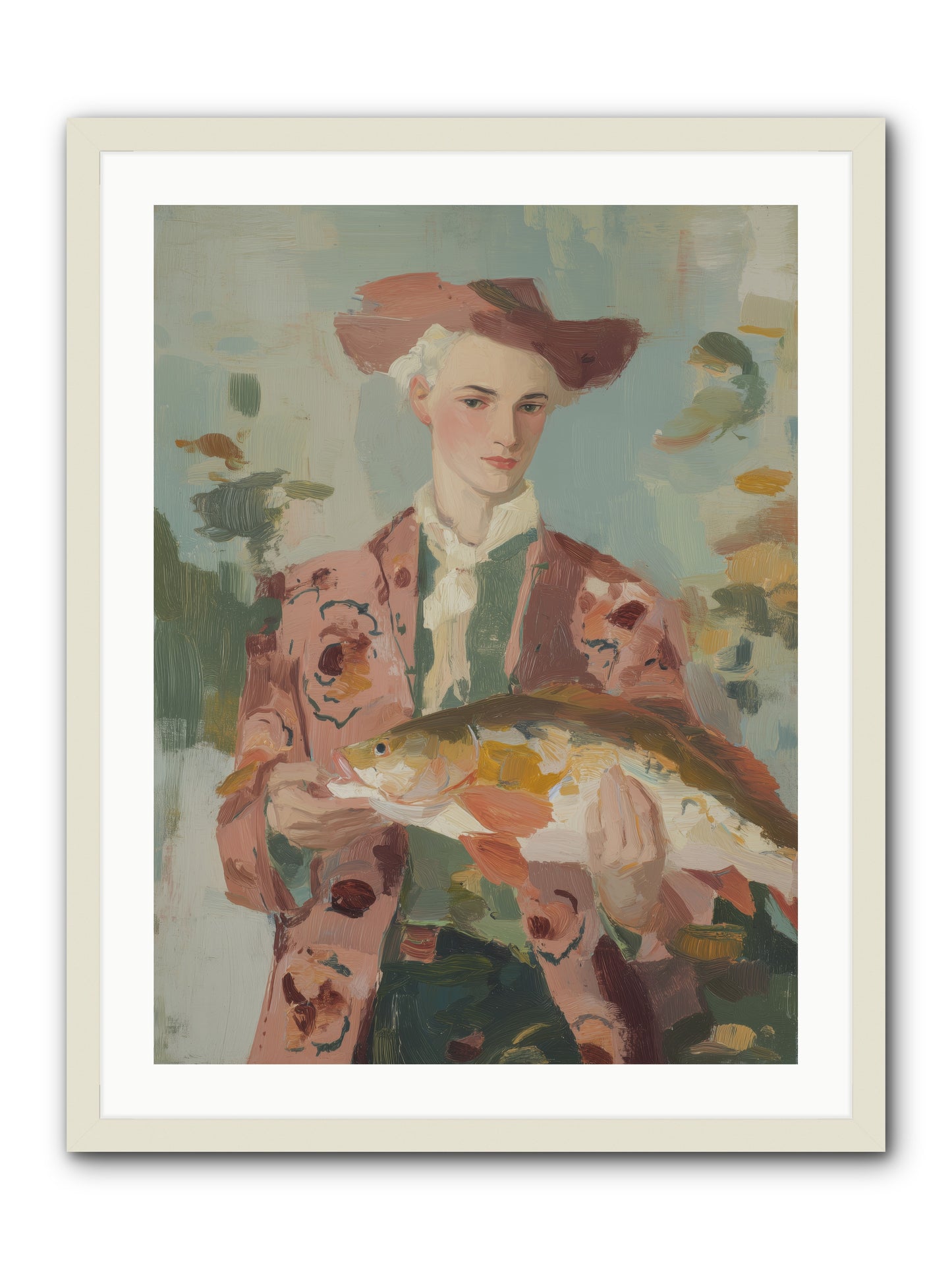 Morning's  Promise -- Framed Print - White 24x32