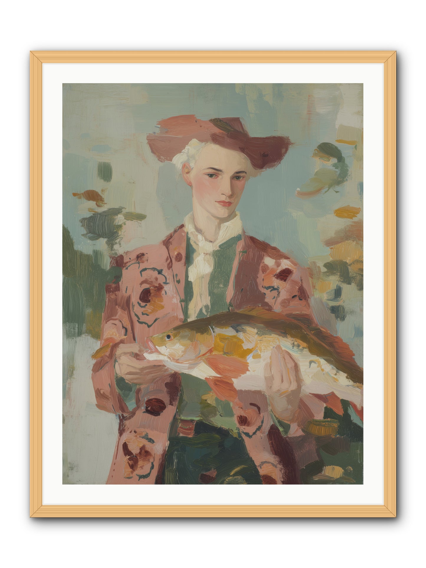 Morning's  Promise -- Framed Print - Natural 30x40