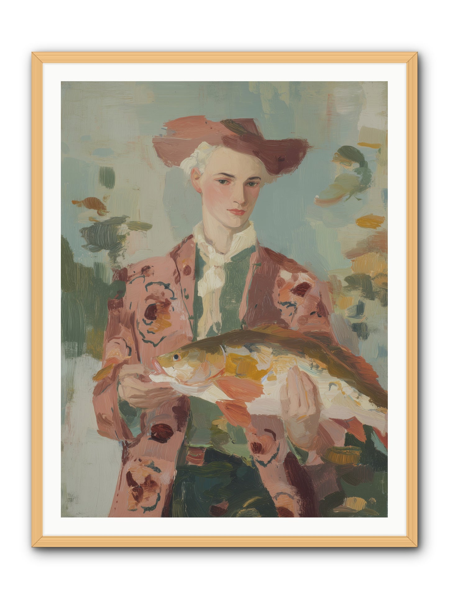 Morning's  Promise -- Framed Print - Natural 36x48