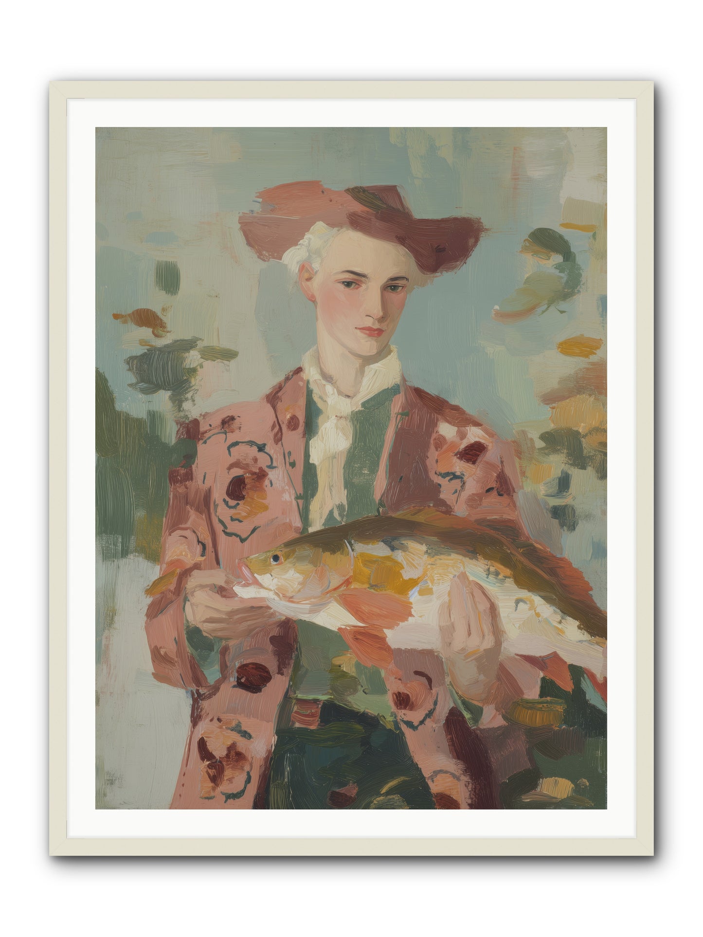 Morning's  Promise -- Framed Print - White 36x48