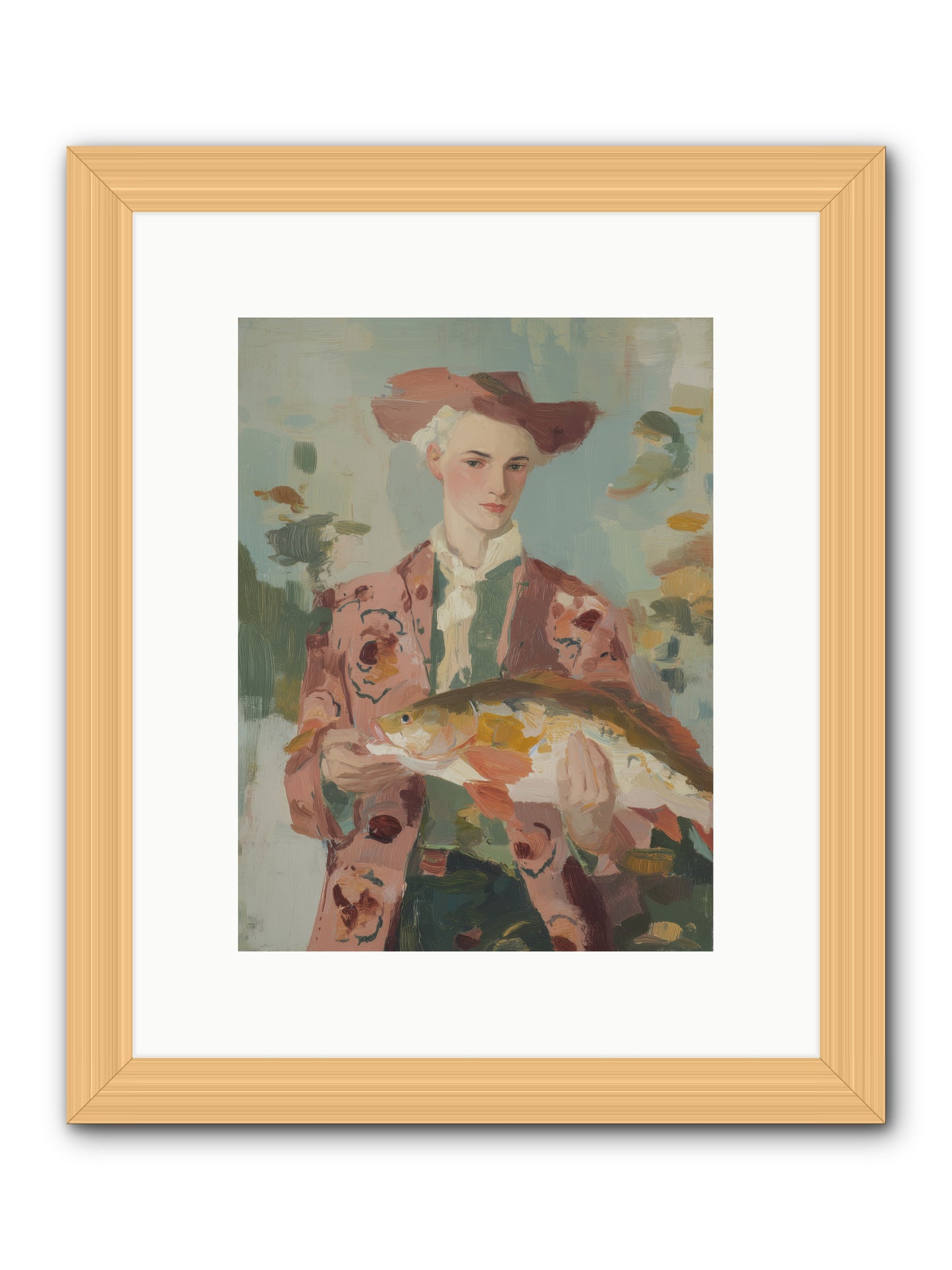 Morning's  Promise -- Framed Print - Natural 9x12