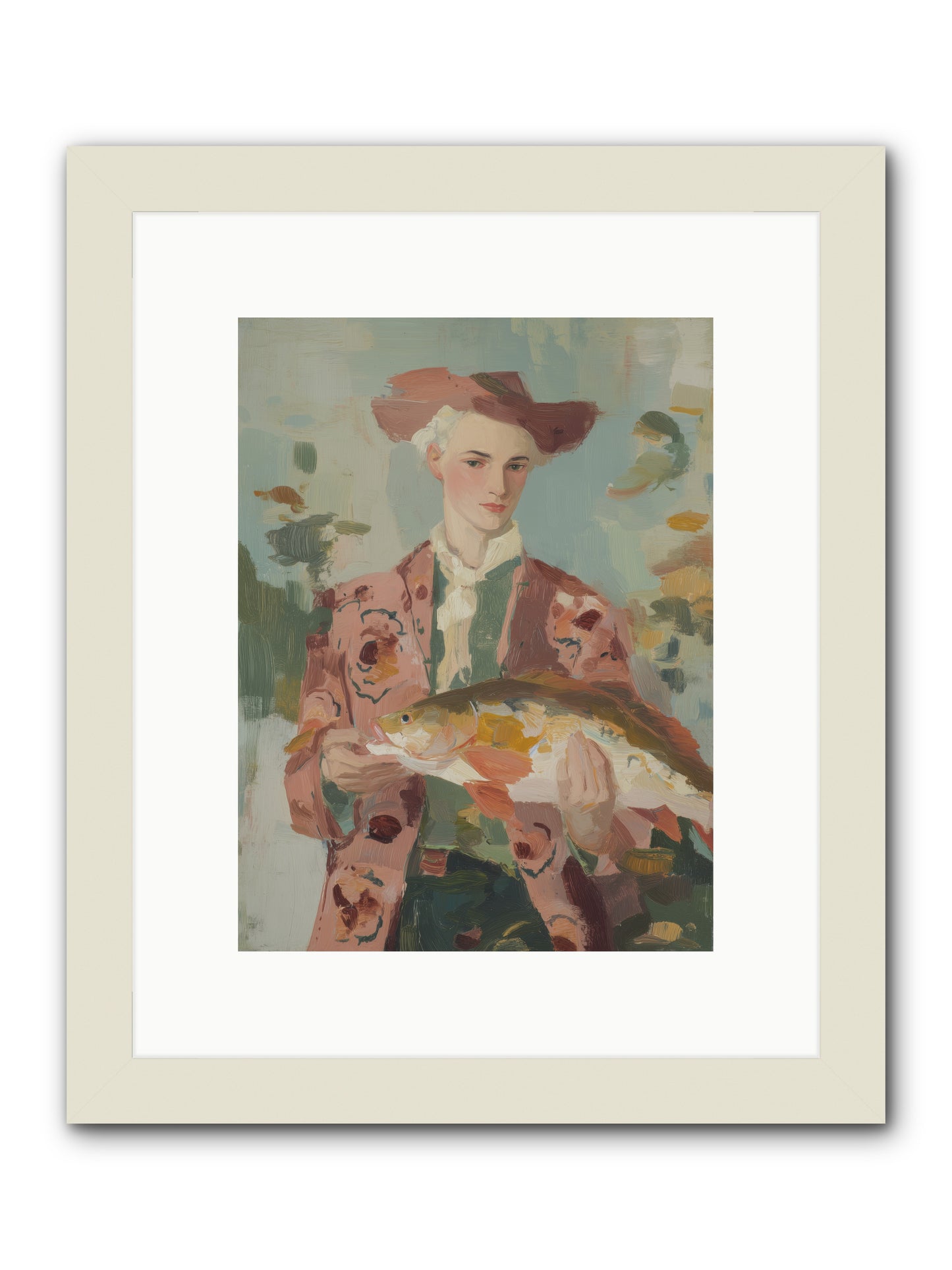 Morning's  Promise -- Framed Print - White 9x12