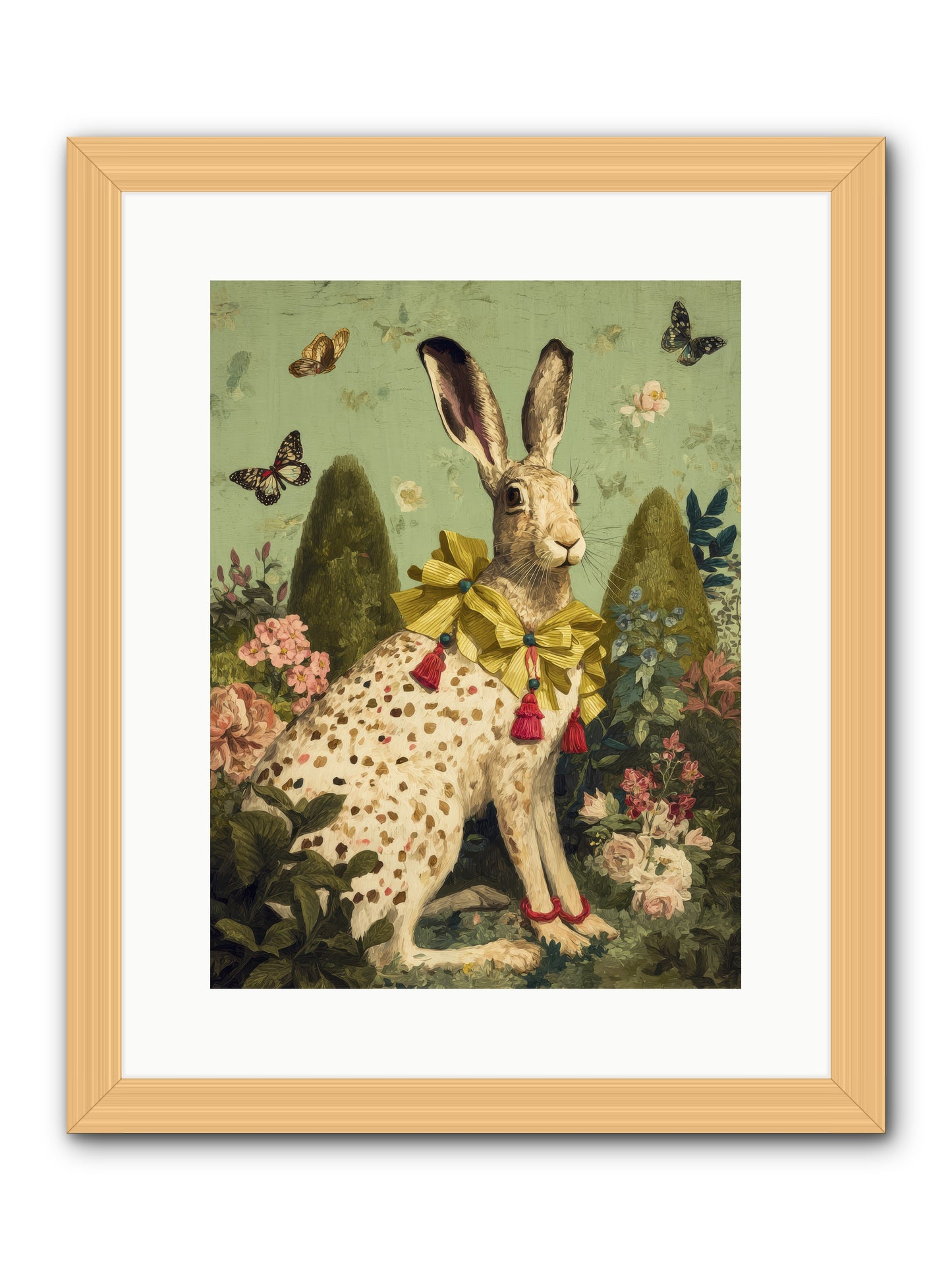 Mossbound reverie no.1 -- Framed Print - Natural 12x16