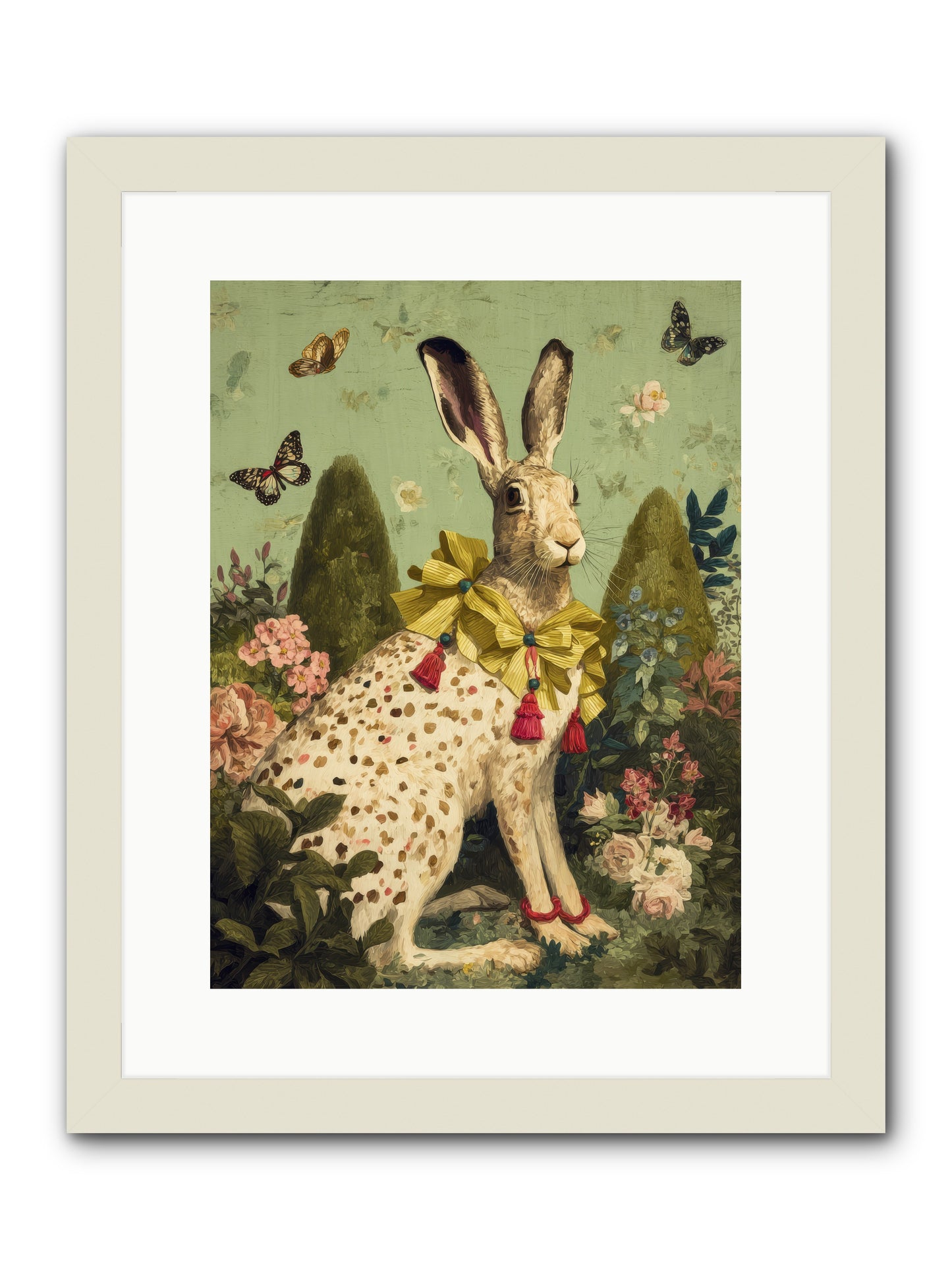 Mossbound reverie no.1 -- Framed Print - White 12x16