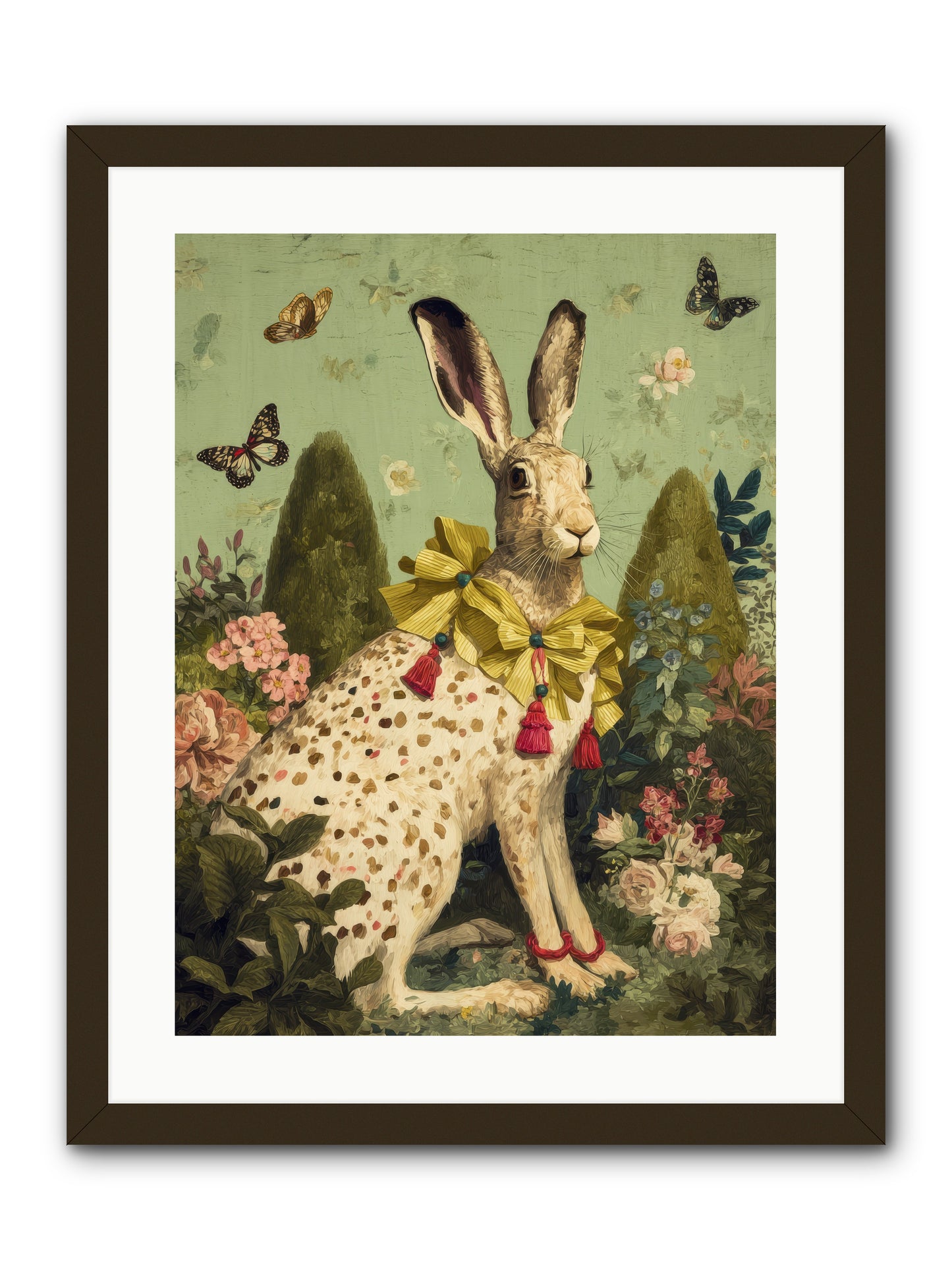 Mossbound reverie no.1 -- Framed Print - Black 18x24
