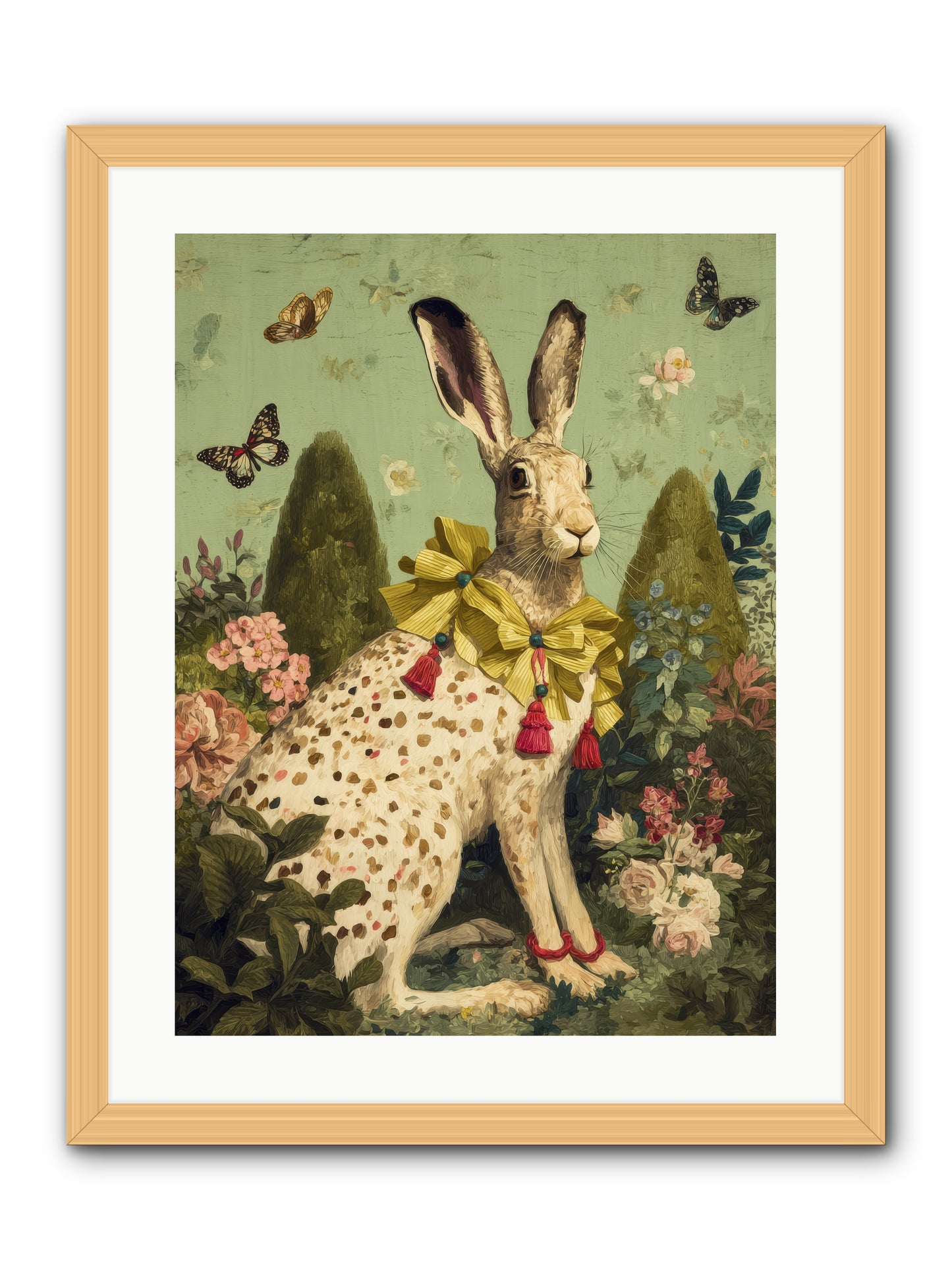 Mossbound reverie no.1 -- Framed Print - Natural 18x24