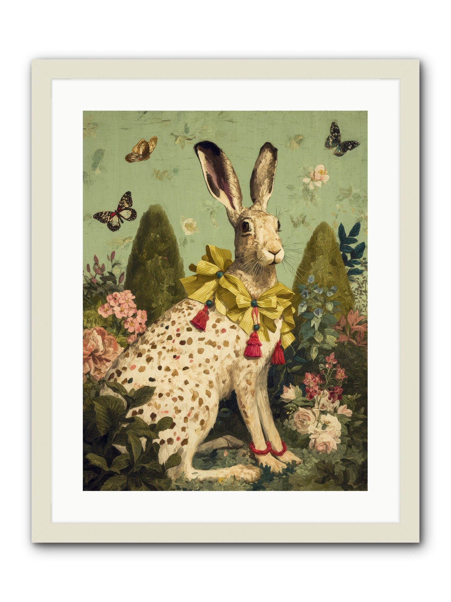 Mossbound reverie no.1 -- Framed Print - White 18x24