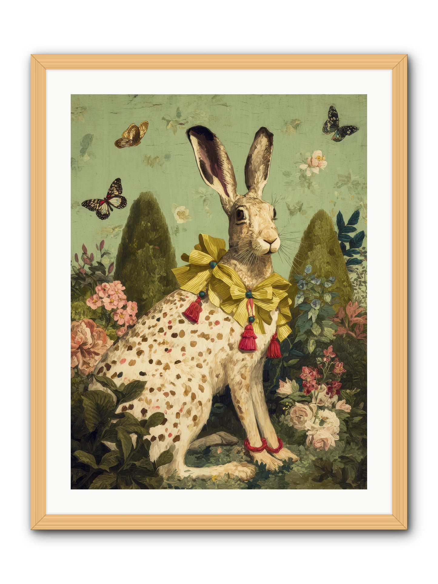 Mossbound reverie no.1 -- Framed Print - Natural 24x32