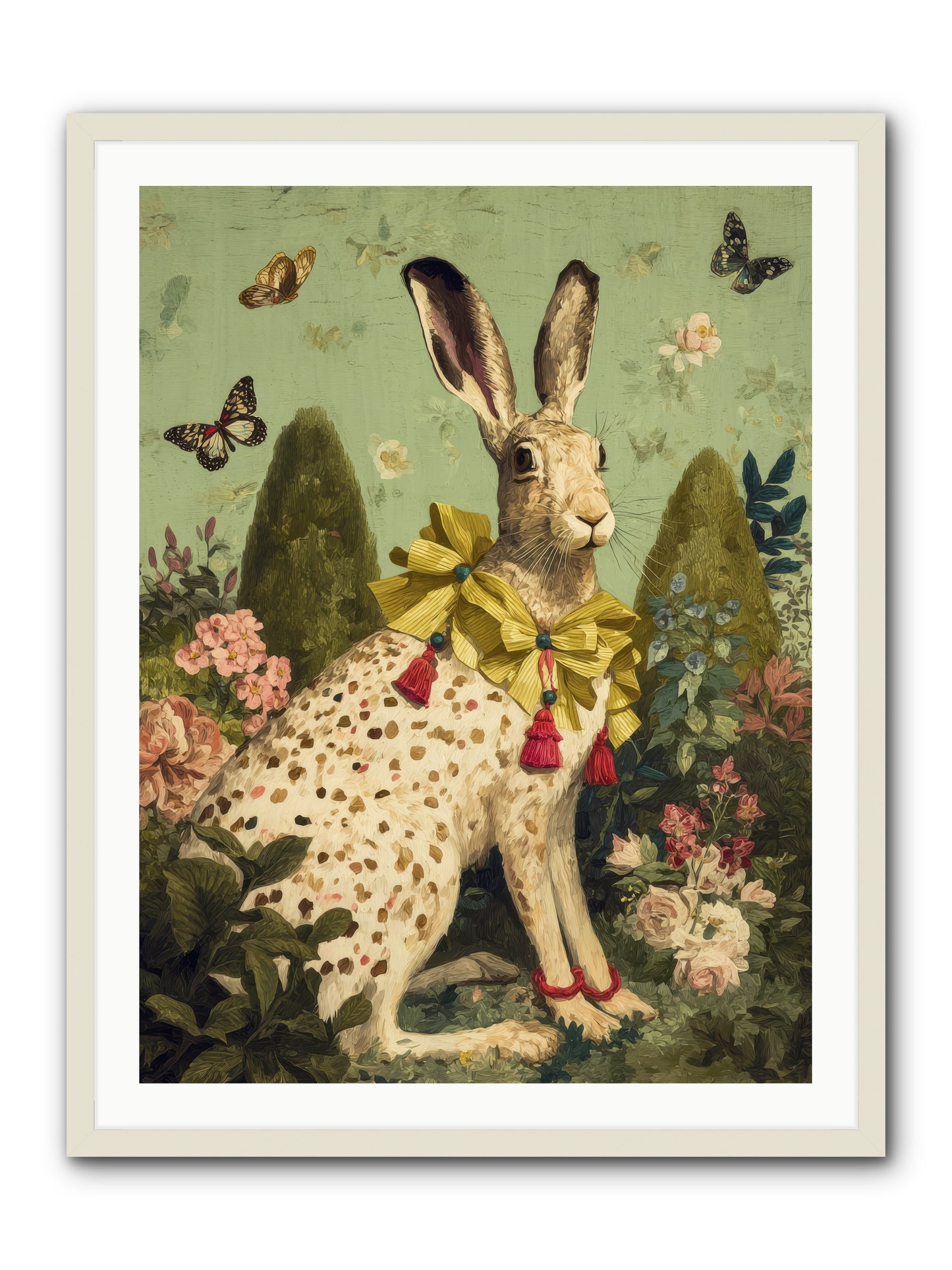Mossbound reverie no.1 -- Framed Print - White 30x40