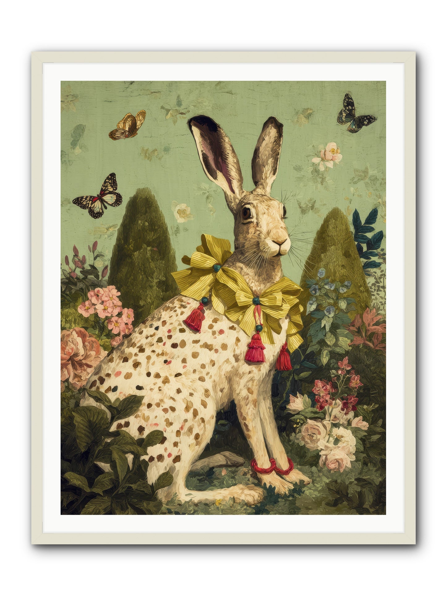 Mossbound reverie no.1 -- Framed Print - White 36x48