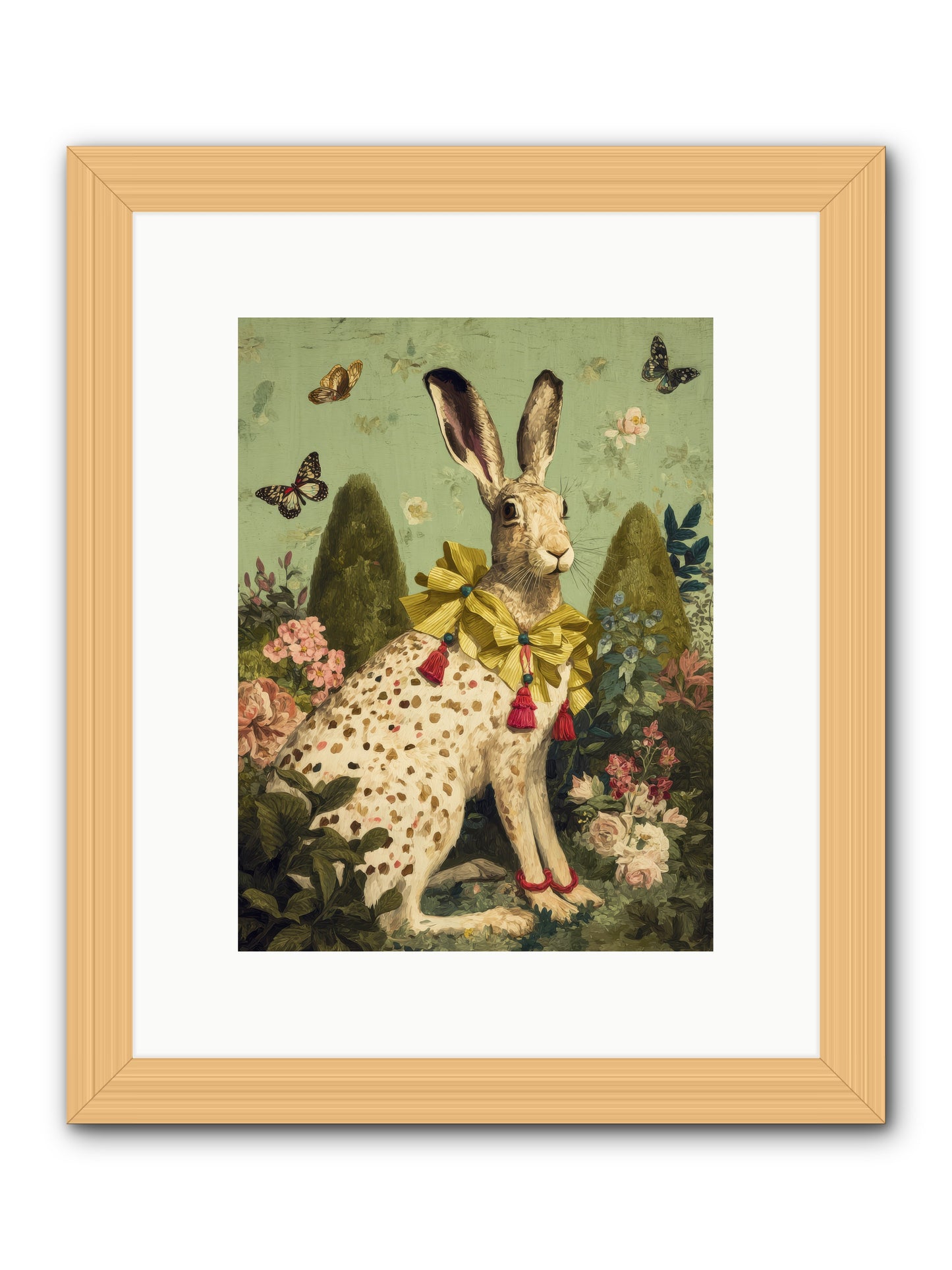 Mossbound reverie no.1 -- Framed Print - Natural 9x12