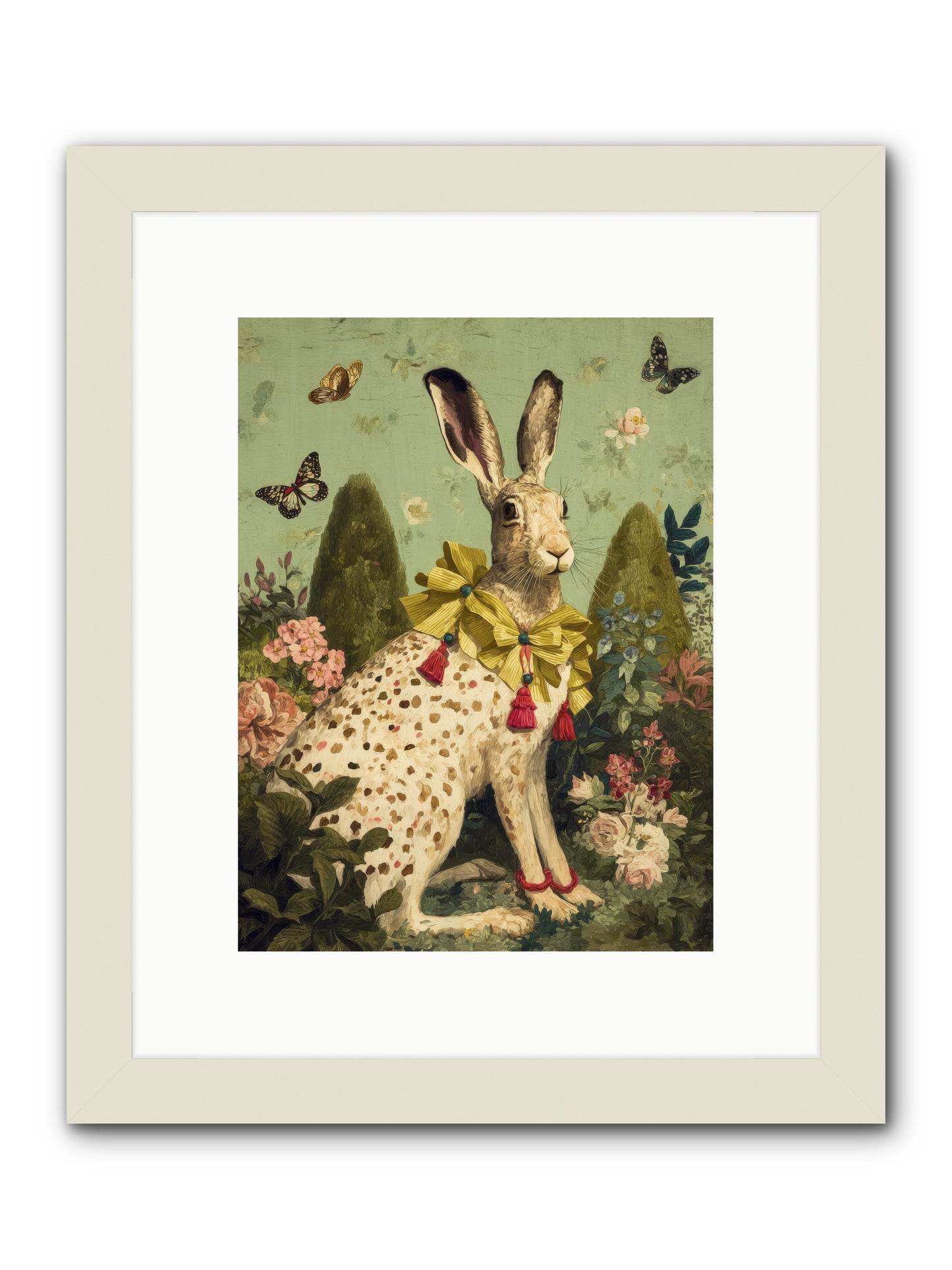 Mossbound reverie no.1 -- Framed Print - White 9x12