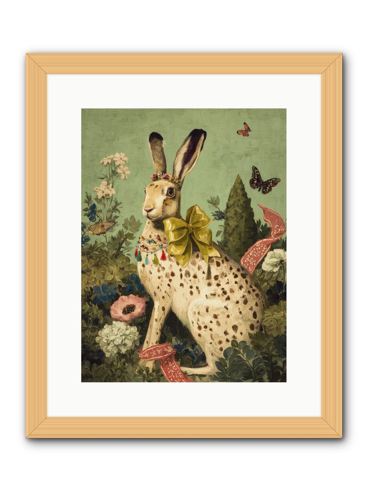 Mossbound reverie no.2 -- Framed Print - Natural 12x16