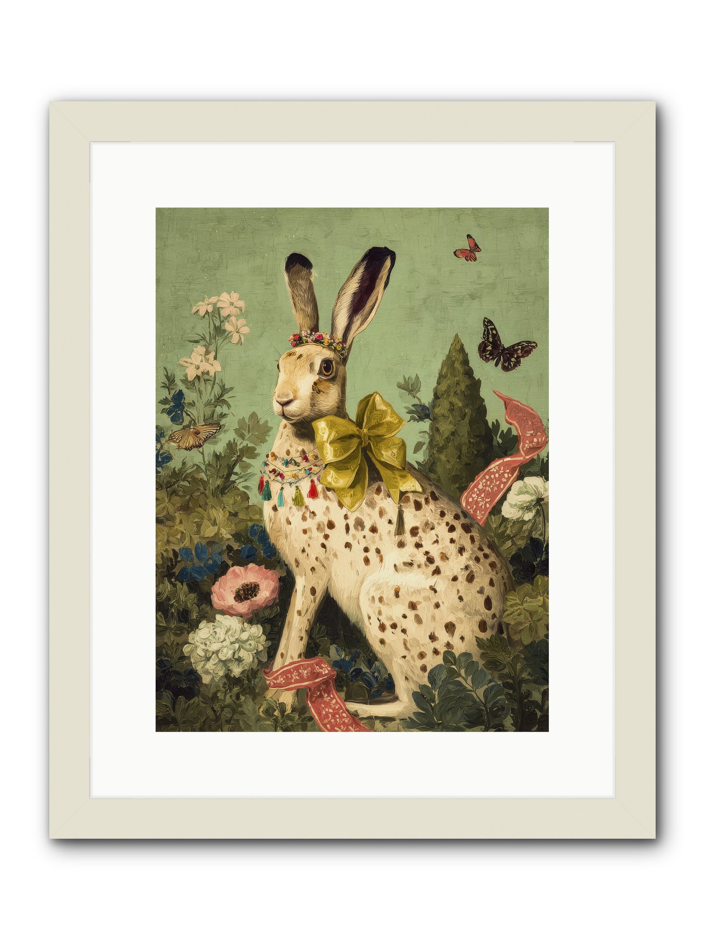 Mossbound reverie no.2 -- Framed Print - White 12x16