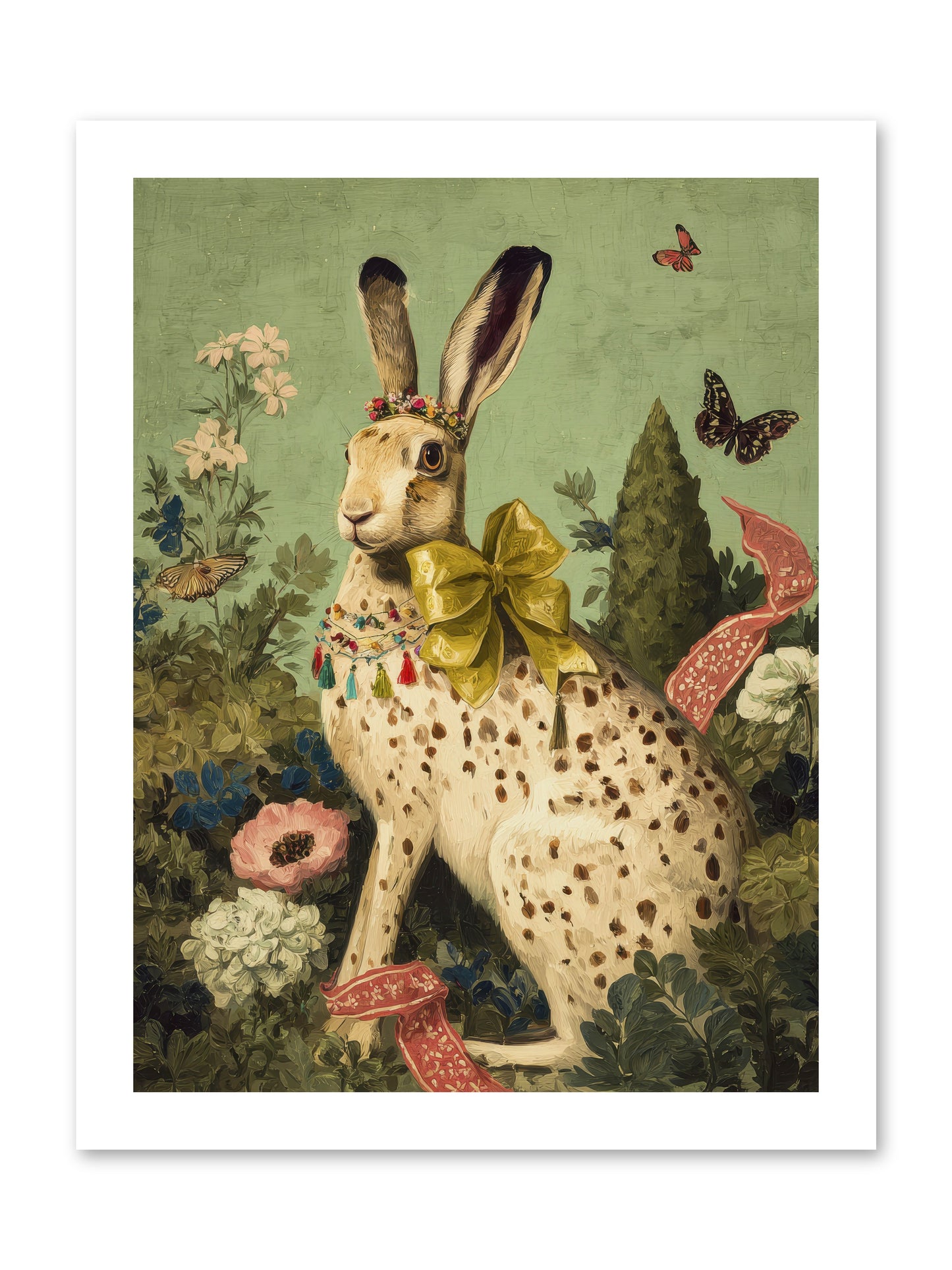 Mossbound reverie no.2 -- Loose Canvas Print 12x16