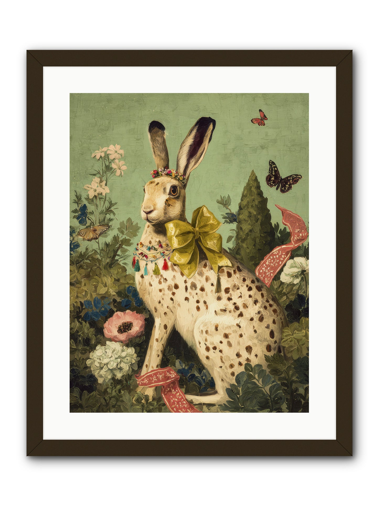 Mossbound reverie no.2 -- Framed Print - Black 18x24